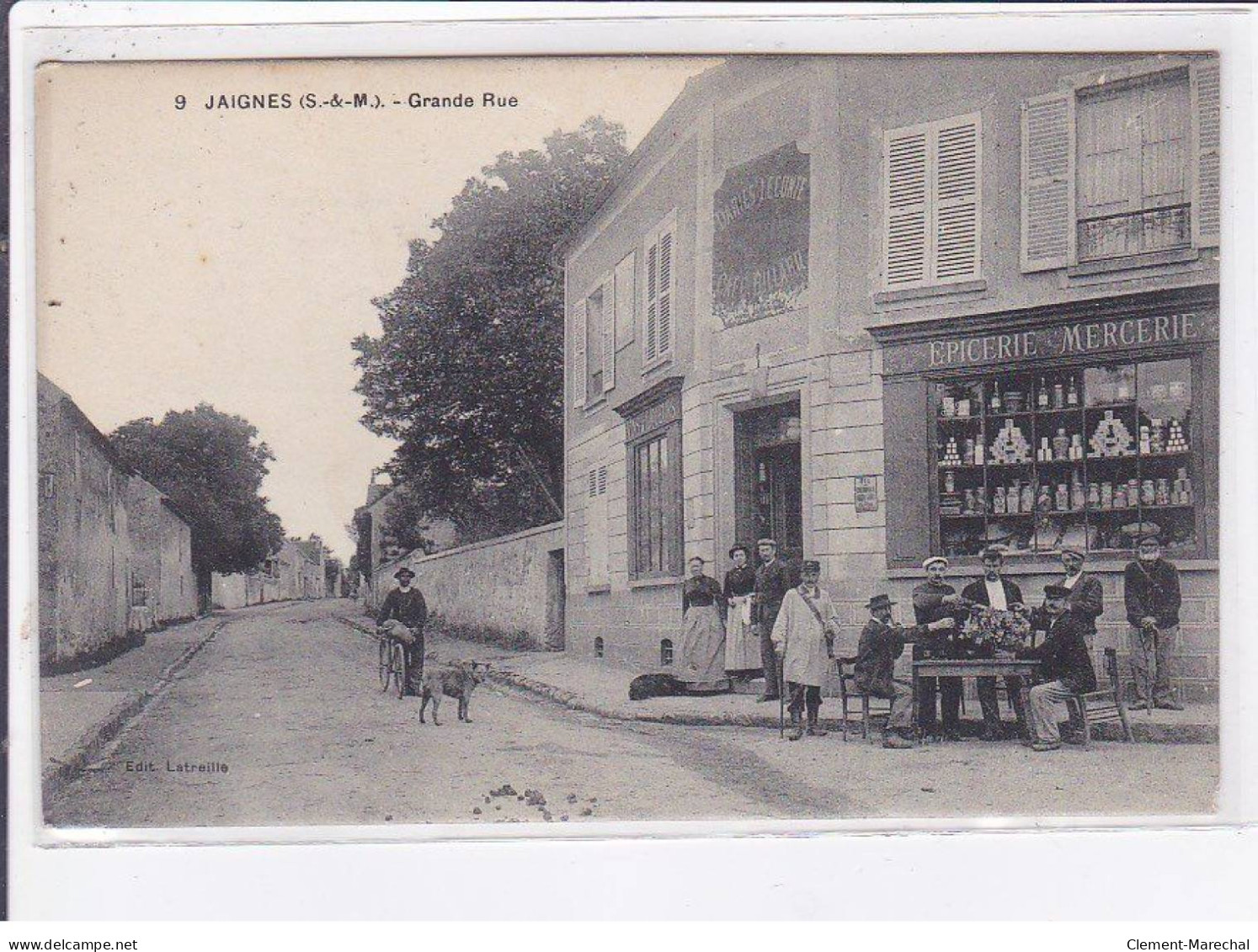 JAIGNES: Grande Rue, épicerie, Mercerie - Très Bon état - Other & Unclassified