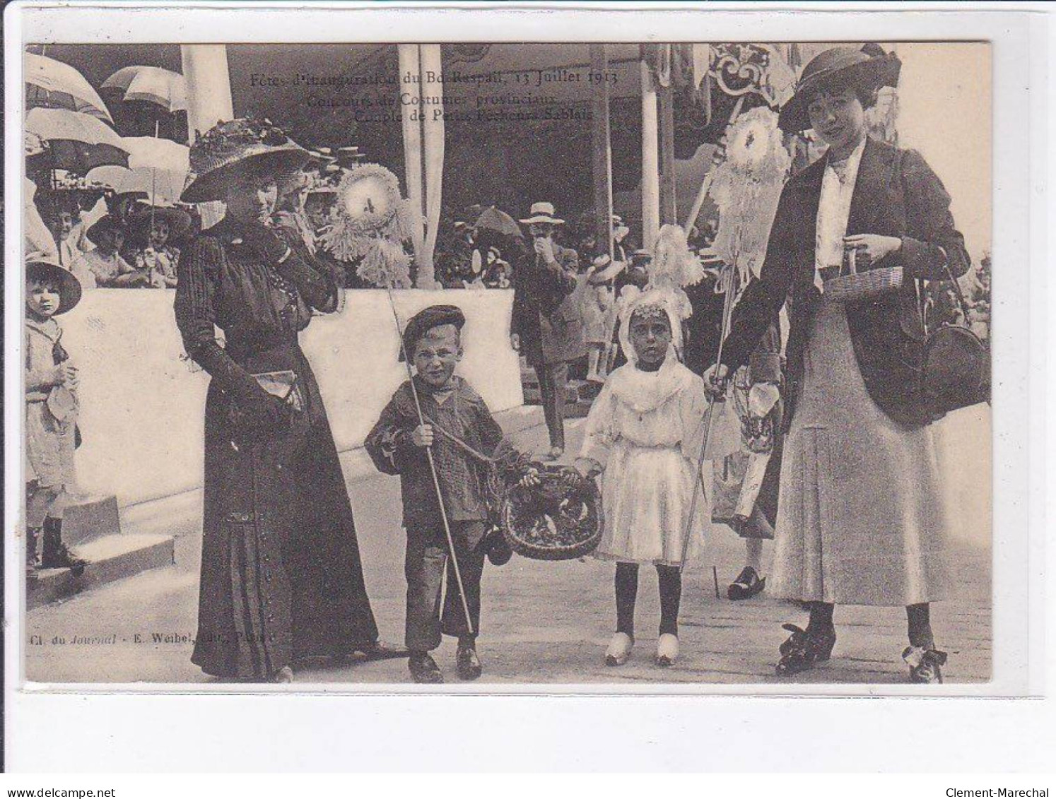 PARIS: Fête D'inauguration Du Boulevard Raspail 23 Juillet 1913 - Très Bon état - Sonstige Sehenswürdigkeiten