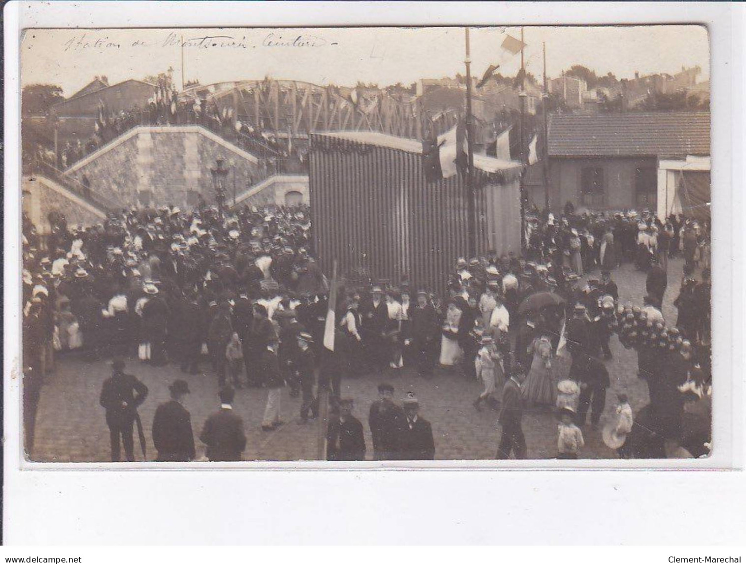 PARIS: Station De Montsouris-ceinture, Gare, Fête, 75014 - Très Bon état - Autres Monuments, édifices