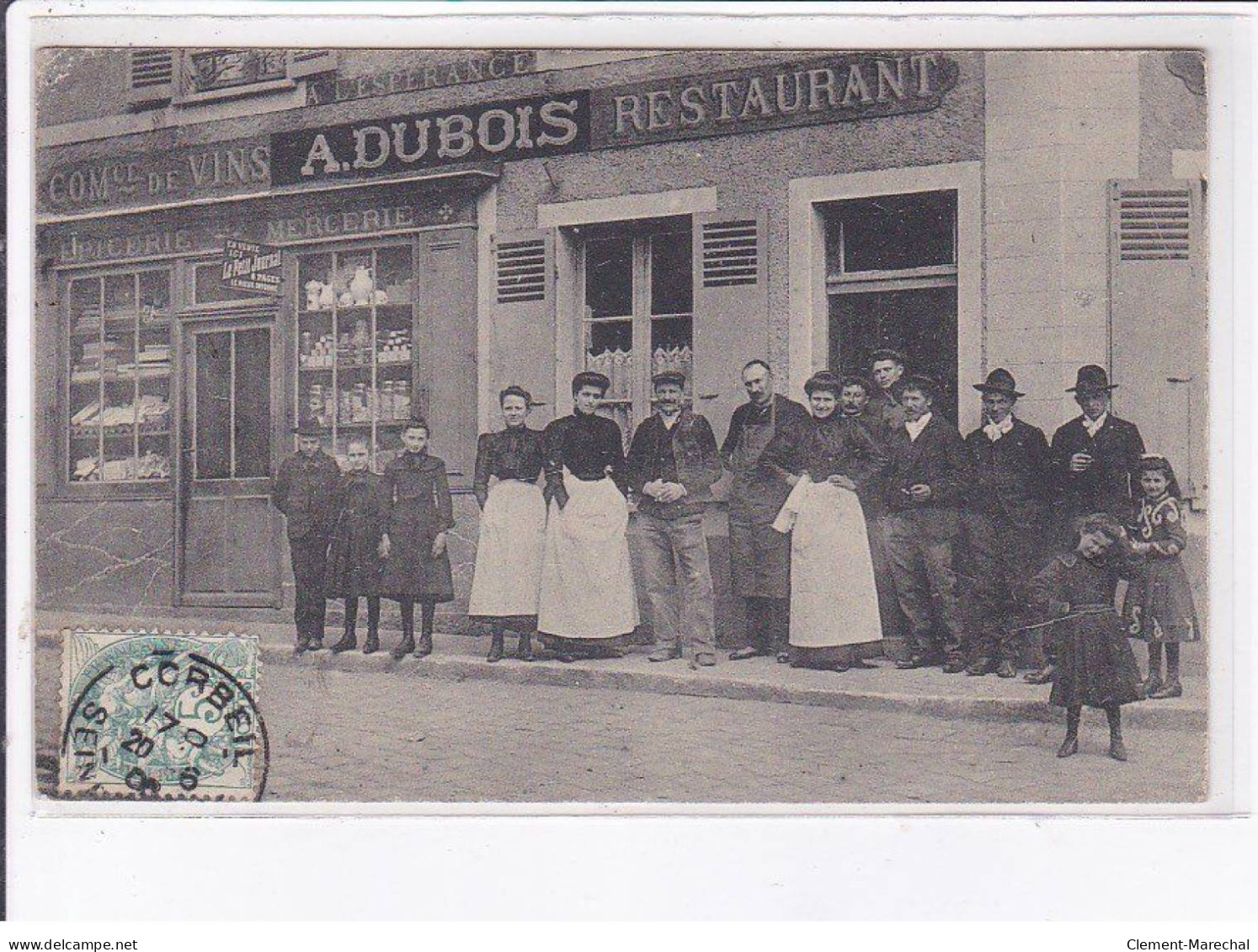 CORBEIL: A. DUBOIS, Restaurant - Très Bon état - Corbeil Essonnes