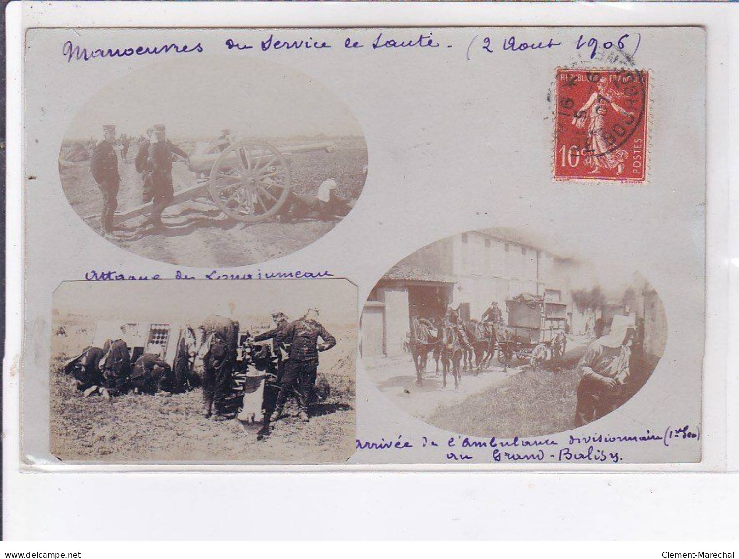 LONGJUMEAU: Militaire, Grand Balisy  (manoeuvres Du Service De Santé)- Très Bon état - Longjumeau