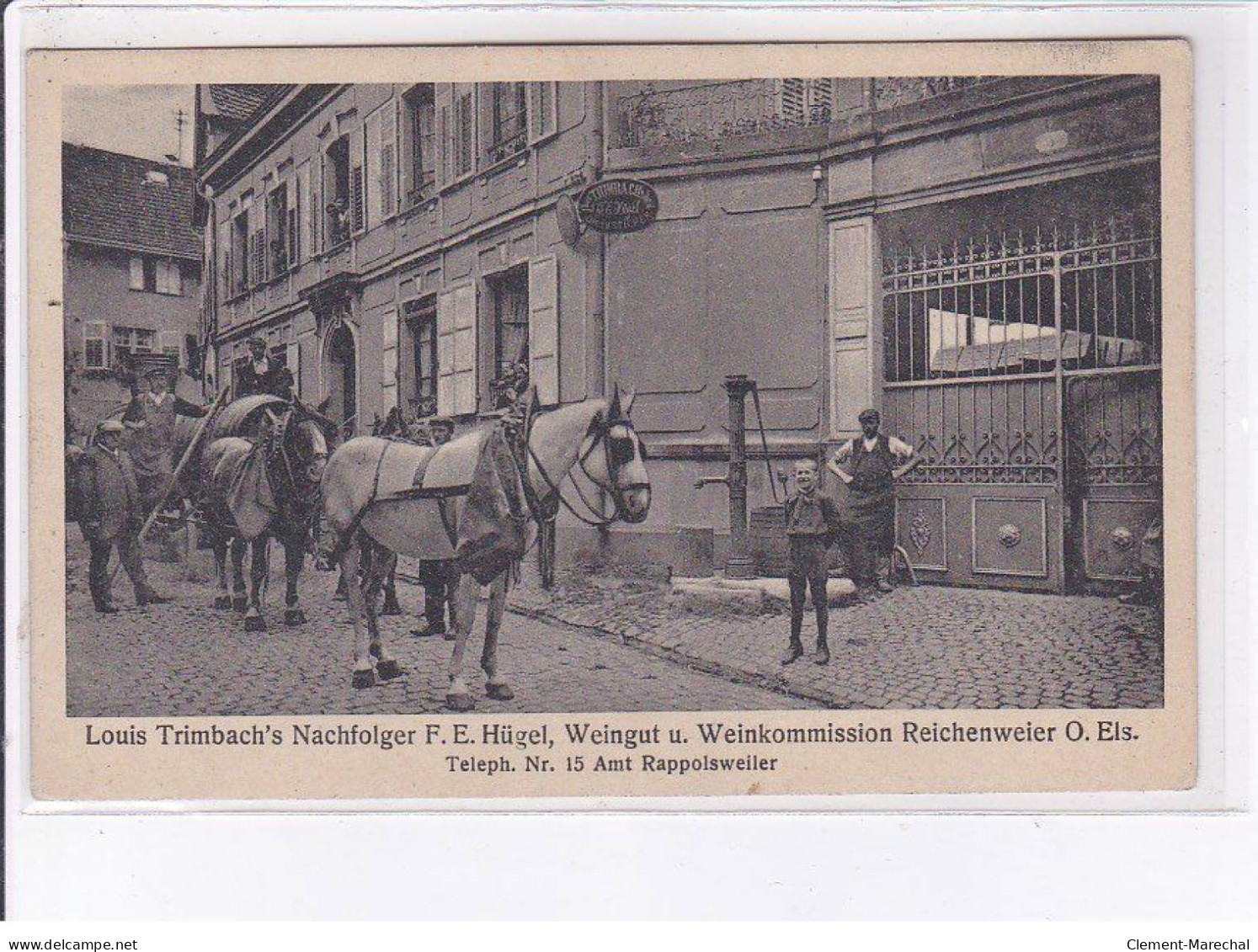 Ribeauvillé (rappoltsweiler): Marchands De Vins, Louis Trimbach's Nachfolger F.E. Hügel - Très Bon état - Andere & Zonder Classificatie