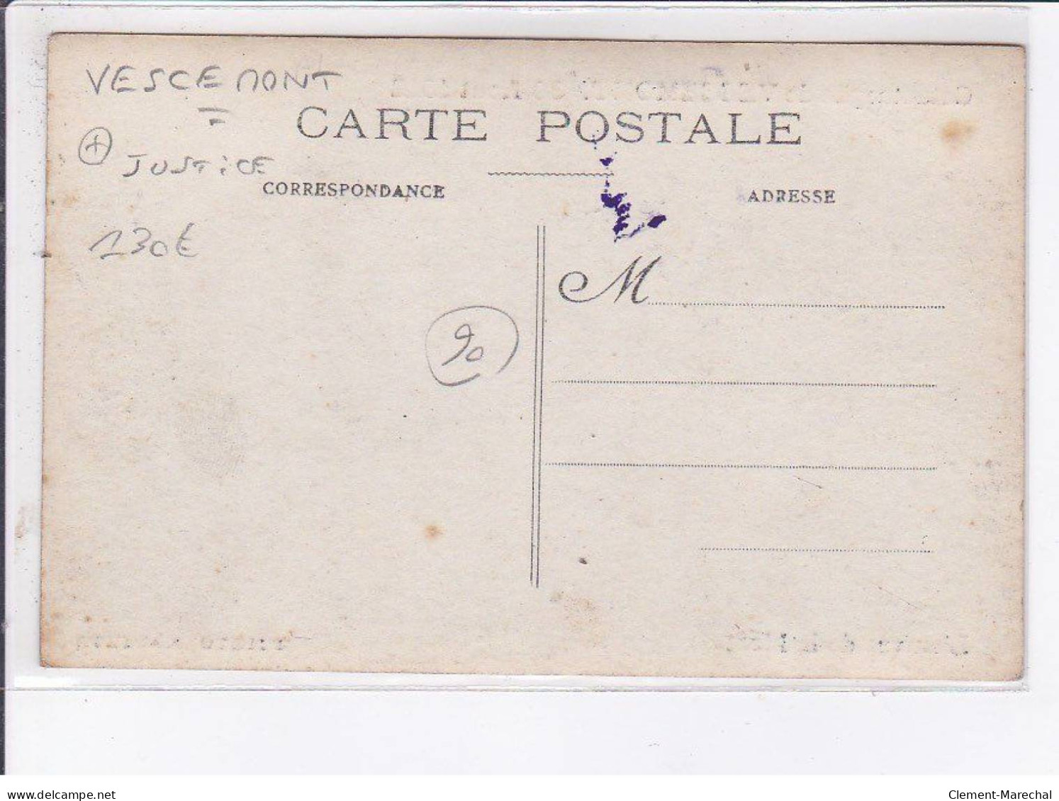 VESCEMONT: Justice, Catastrophe De Vescemont 30 Août 1912, L'oeuvre De La Mort - Très Bon état - Sonstige & Ohne Zuordnung