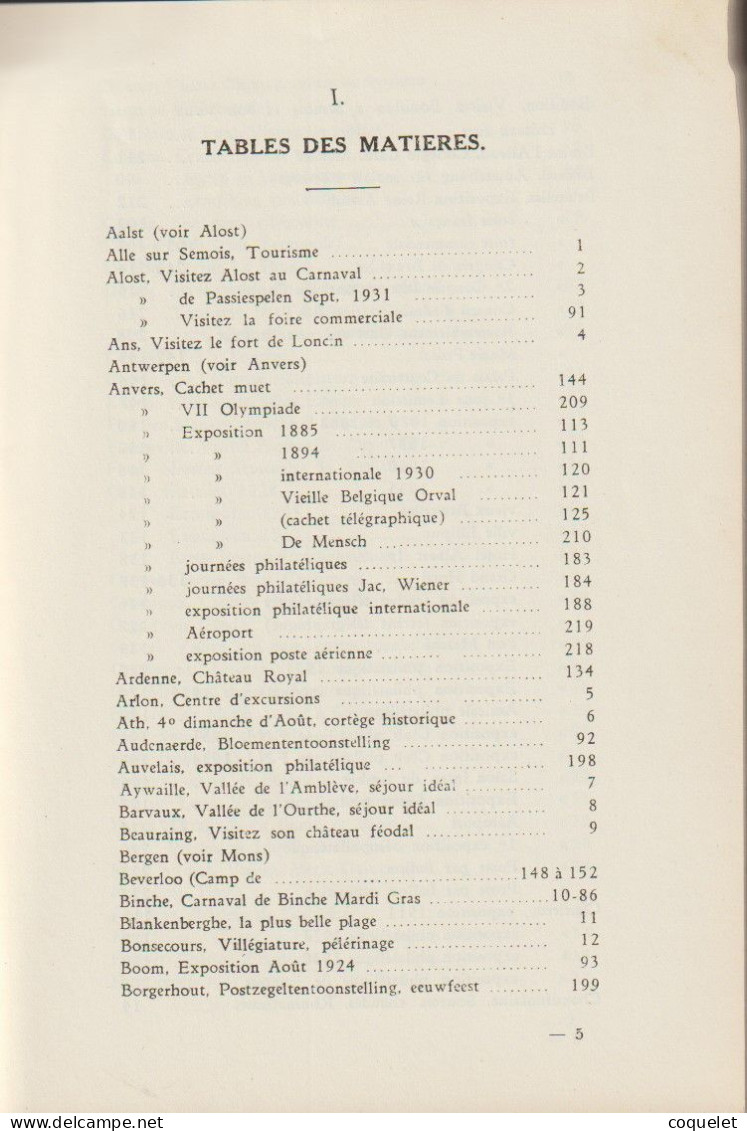 Atlas Des Oblitérations De Belgique Les 3 Fascicules Par André  DE COCK - Cancellations