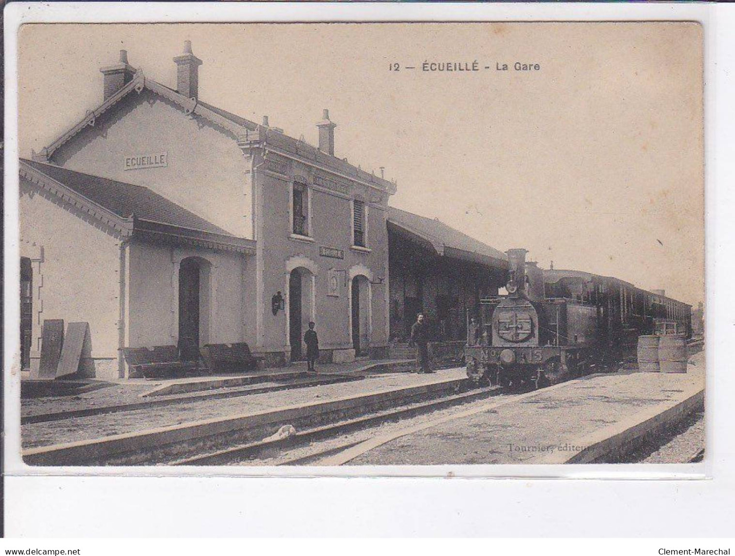 ECEUILLE: La Gare - Très Bon état - Sonstige & Ohne Zuordnung