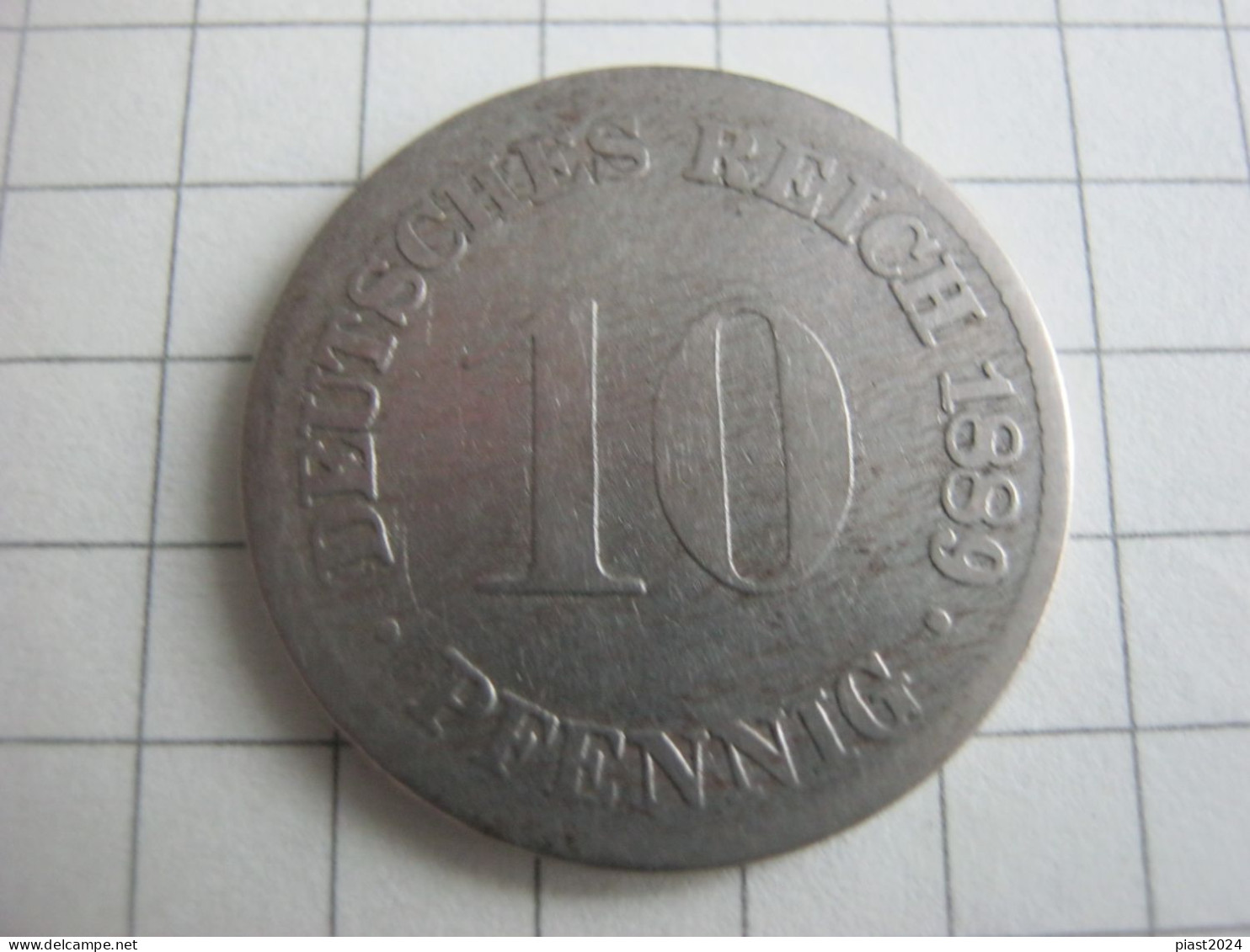 Germany 10 Pfennig 1889 D - 10 Pfennig