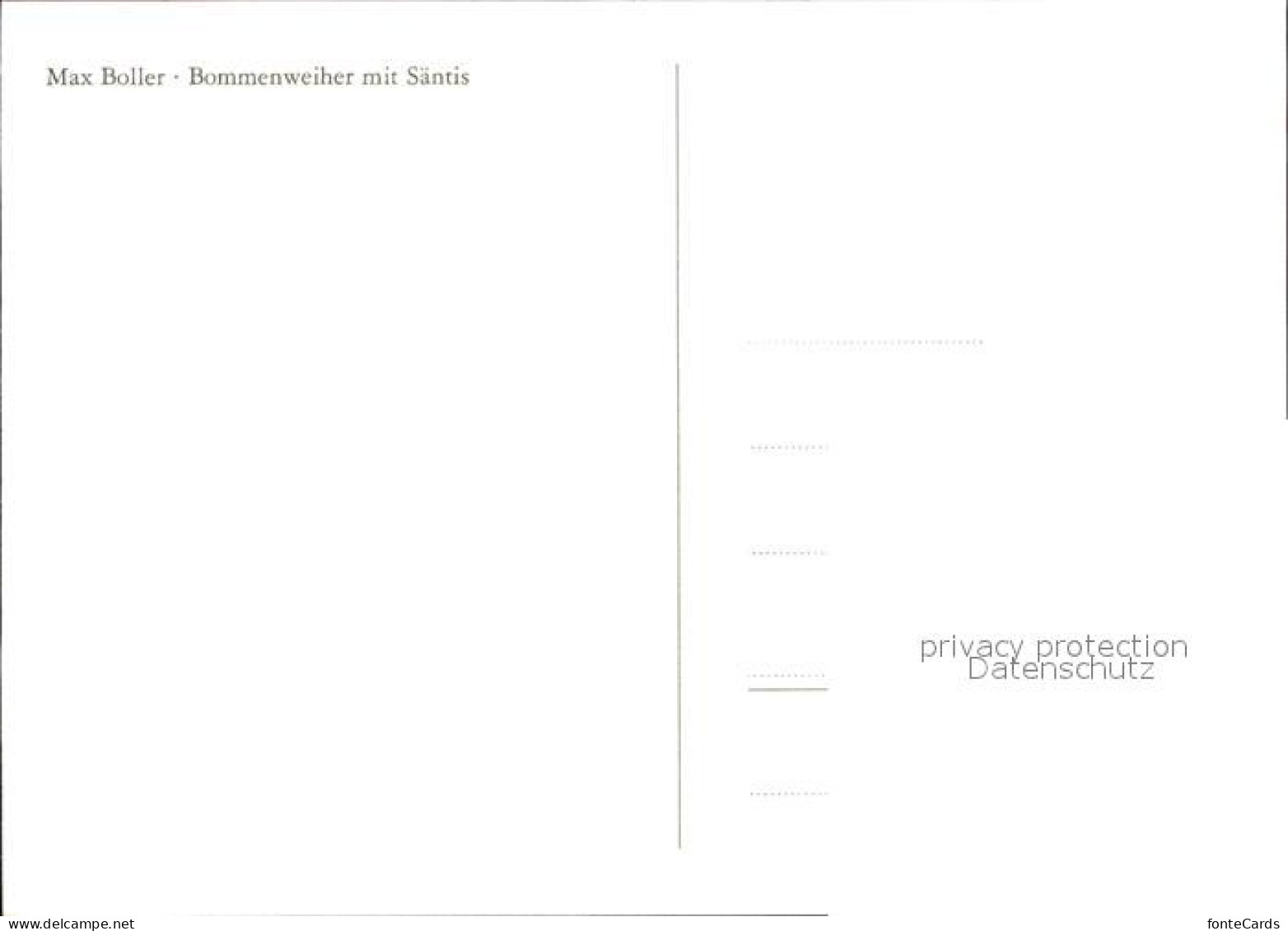 12589260 Ermatingen Bommenweiher Mit Saentis Appenzeller Alpen Kuenstlerkarte Ma - Autres & Non Classés