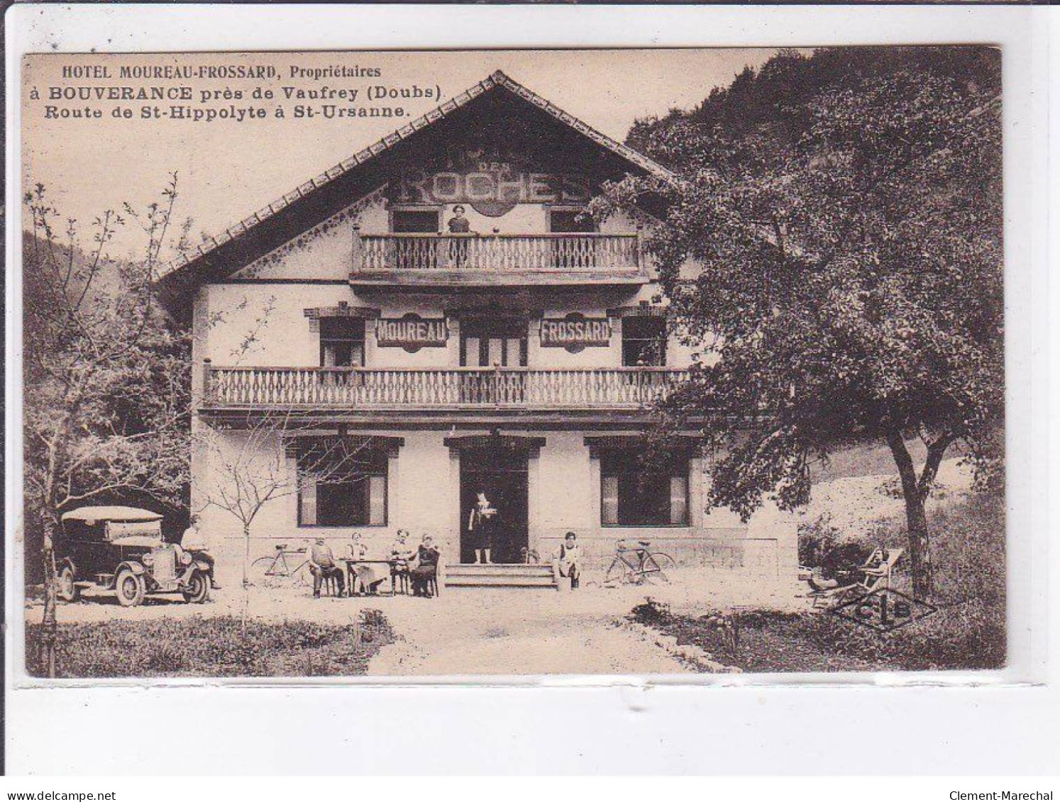 BOUVERANCE: Route De Saint-hipppolyte à Saint-ursanne - Très Bon état - Sonstige & Ohne Zuordnung