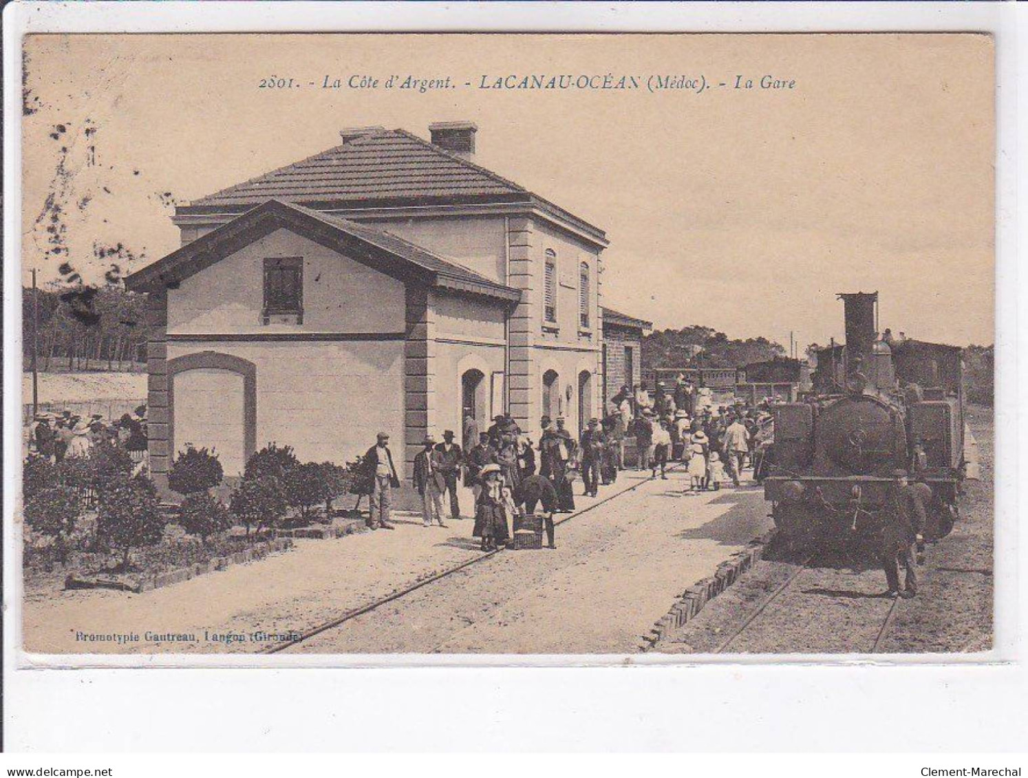 LACANAU-OCEAN: La Gare - Très Bon état - Andere & Zonder Classificatie