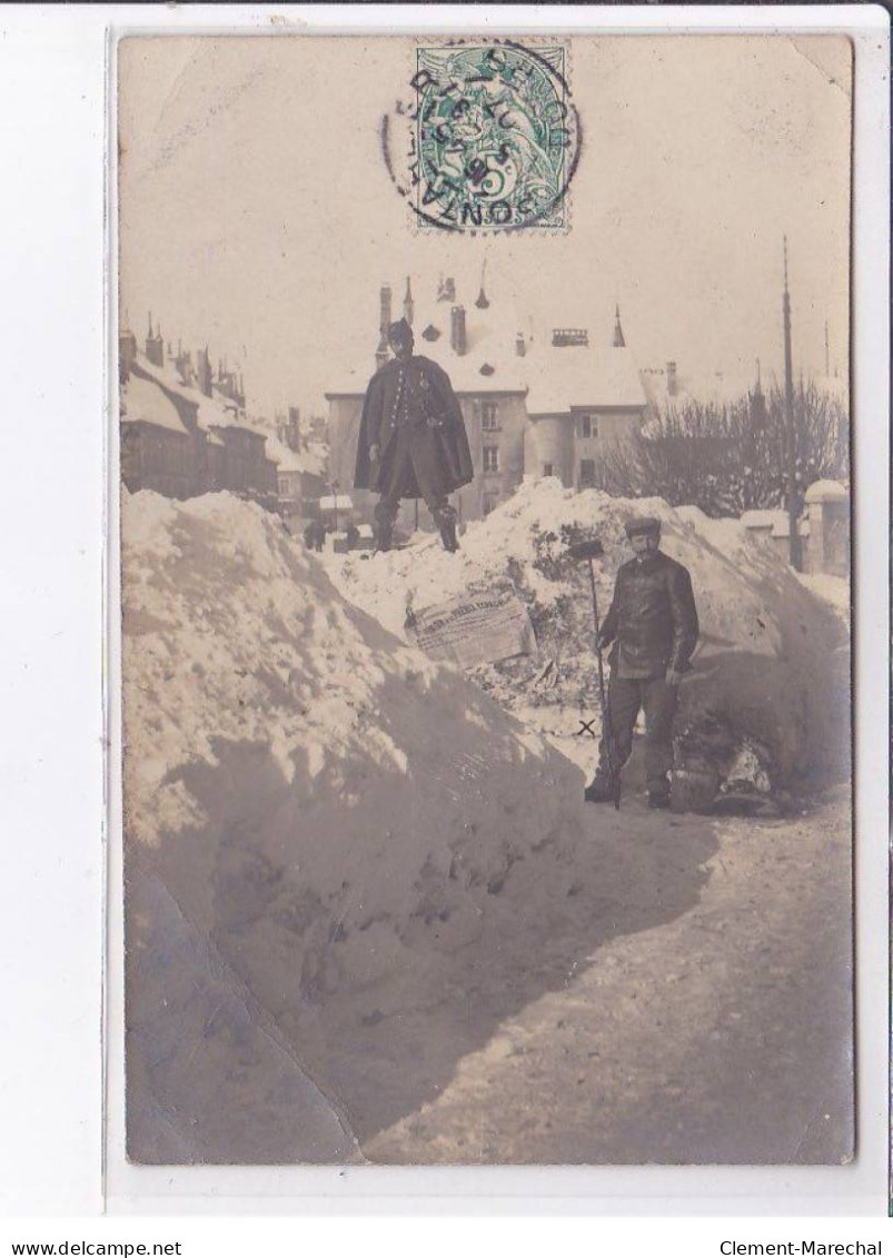 PONTARLIER: Neige - état - Pontarlier