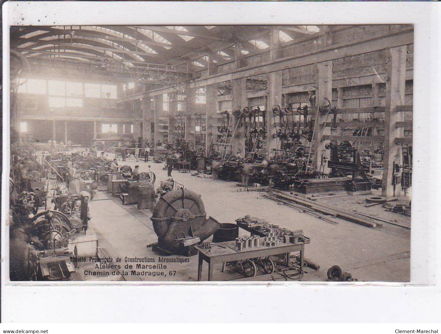 MARSEILLE: Société Constructions Aéronautiques, Chemin De La Madrague 67 - Très Bon état - Non Classés