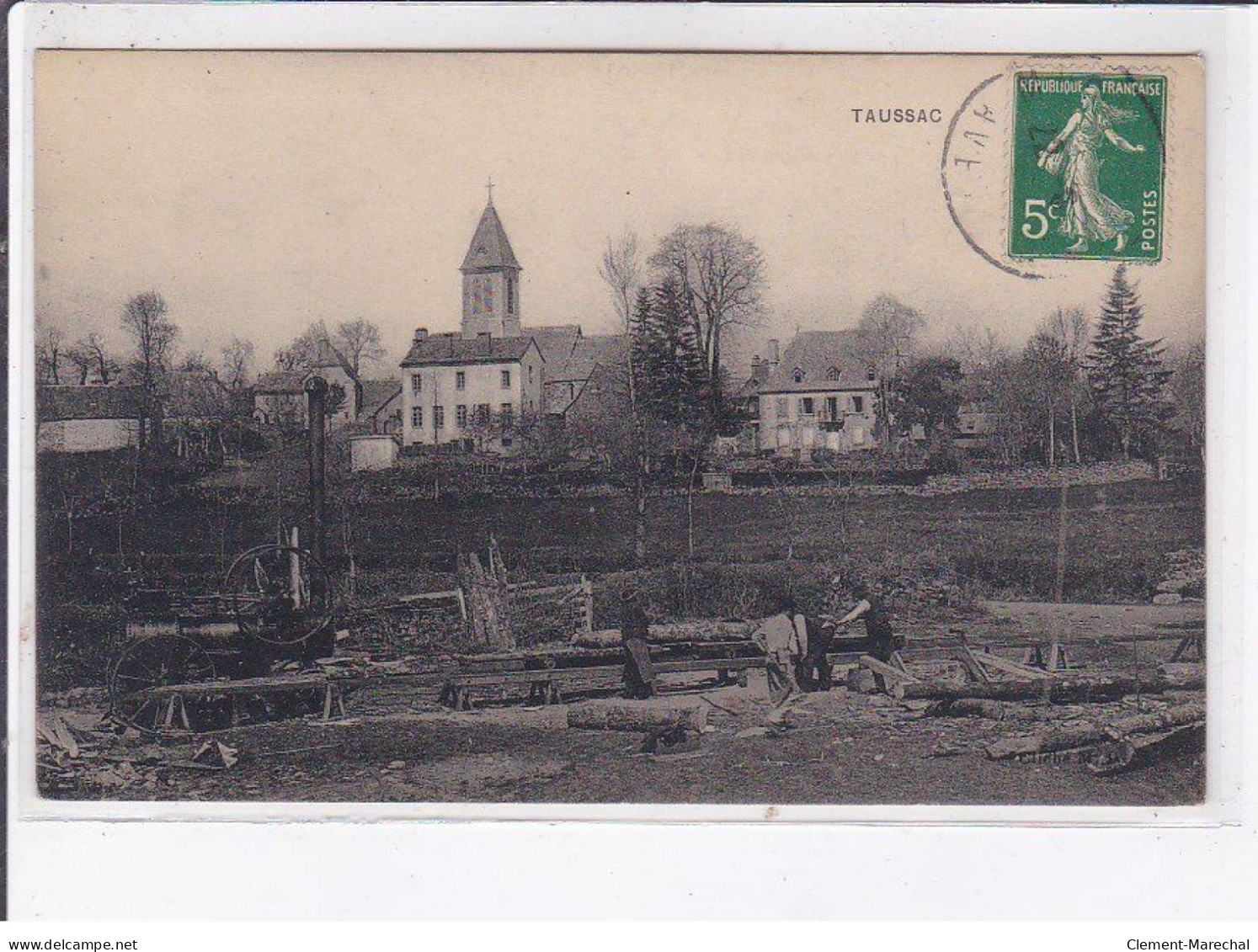 TAUSSAC: Scieurs De Long, Bois - Très Bon état - Other & Unclassified