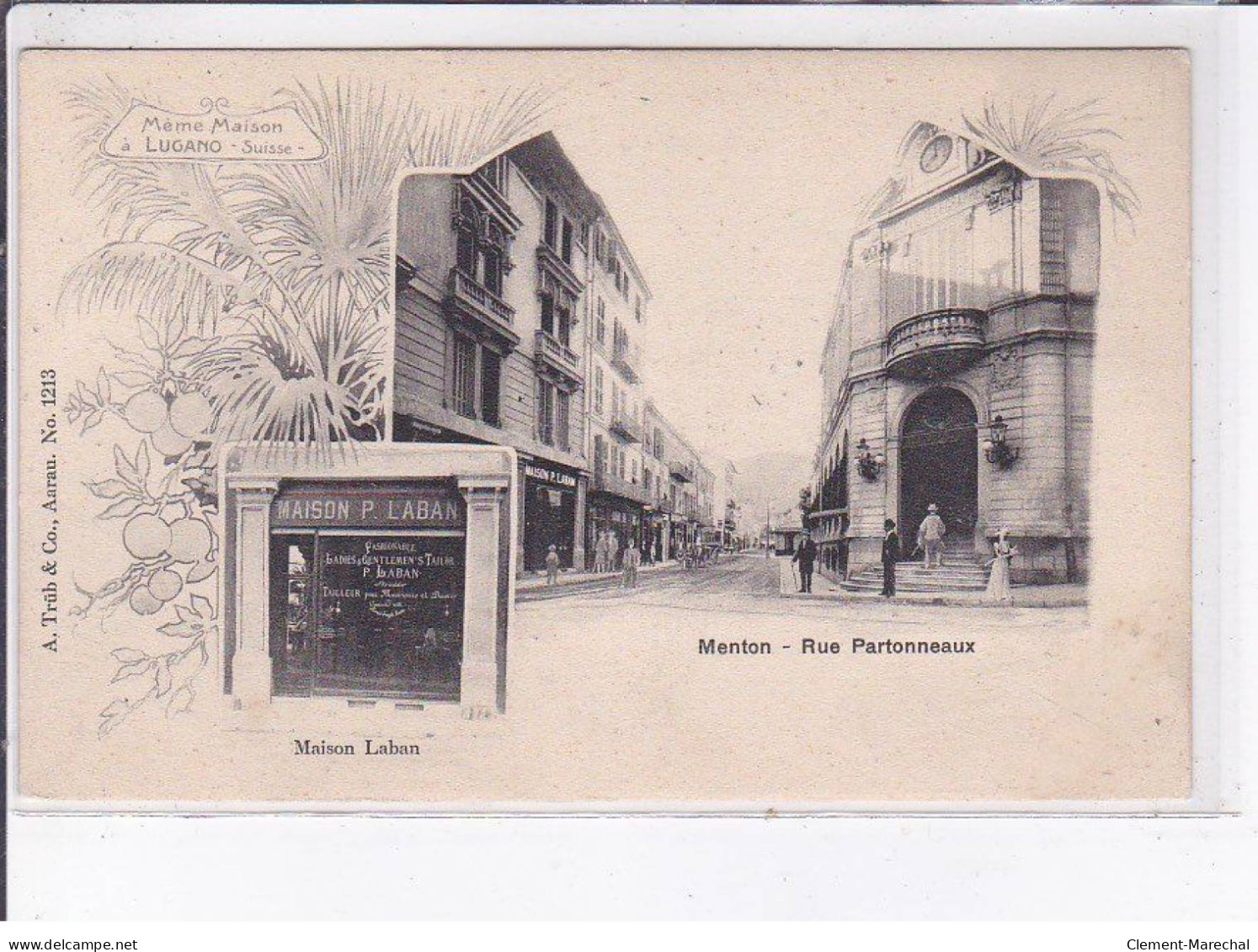 MENTON: Rue Partonneaux, Maison Laban - Très Bon état - Menton