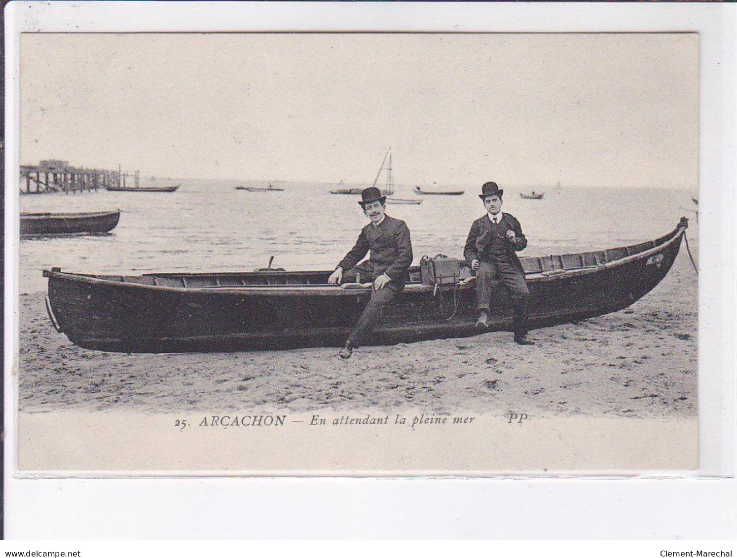 ARCACHON: En Attendant La Pleine Mer - Très Bon état - Arcachon