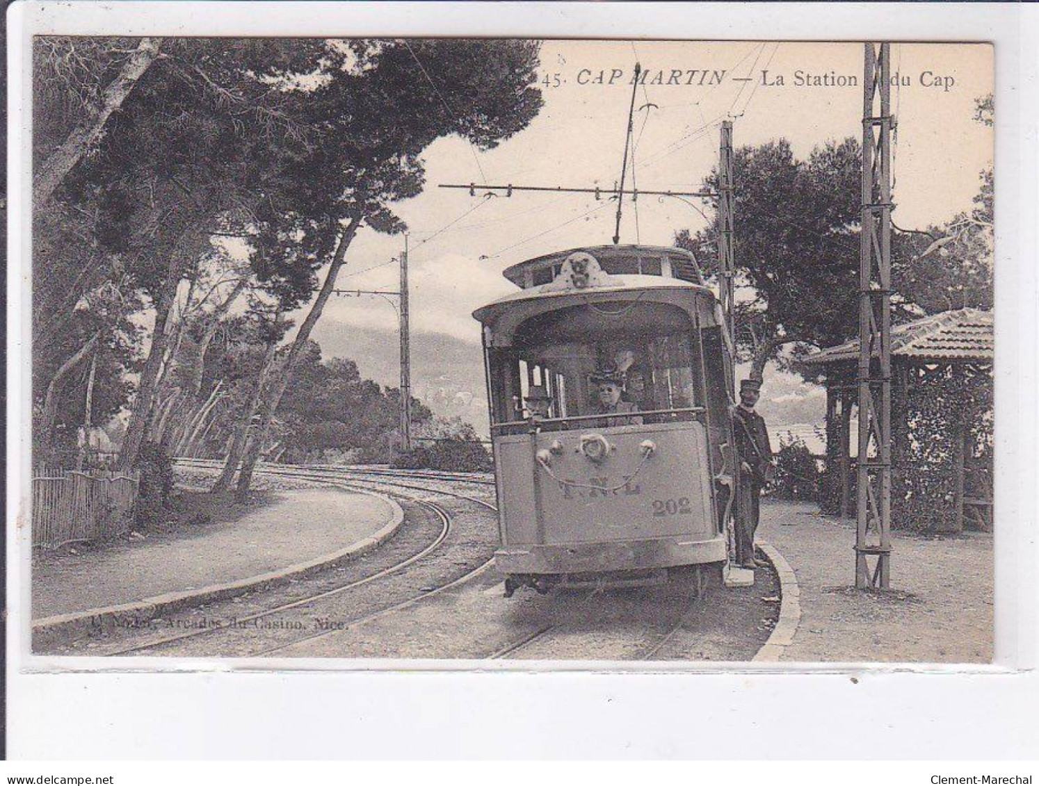 CAP MARTIN: La Station Du Cap (train - Tramway - Gare)- Très Bon état - Altri & Non Classificati