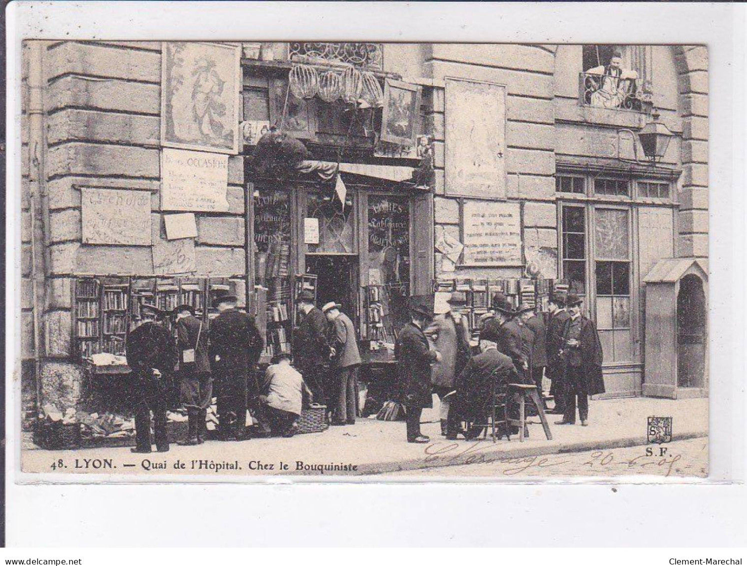 LYON: Quai De L'hôpîtal, Chez Le Bouquiniste - Très Bon état - Other & Unclassified