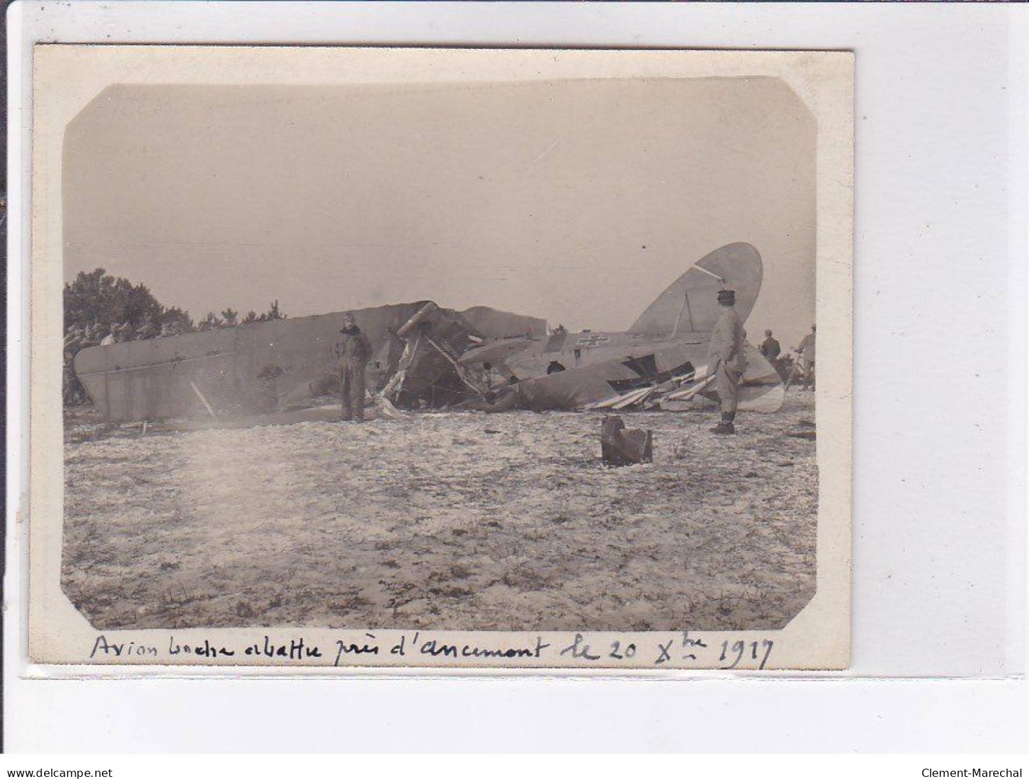 ANCELMONT: 6 Photos, Ww1, Militaire, Ruine, Aviation - Très Bon état - Other & Unclassified