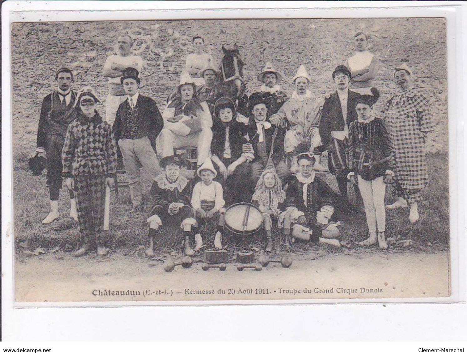 CHATEAUDUN: Kermesse Du 20 Août 1911, Troupe Du Grand Cirque Dunois - Très Bon état - Chateaudun