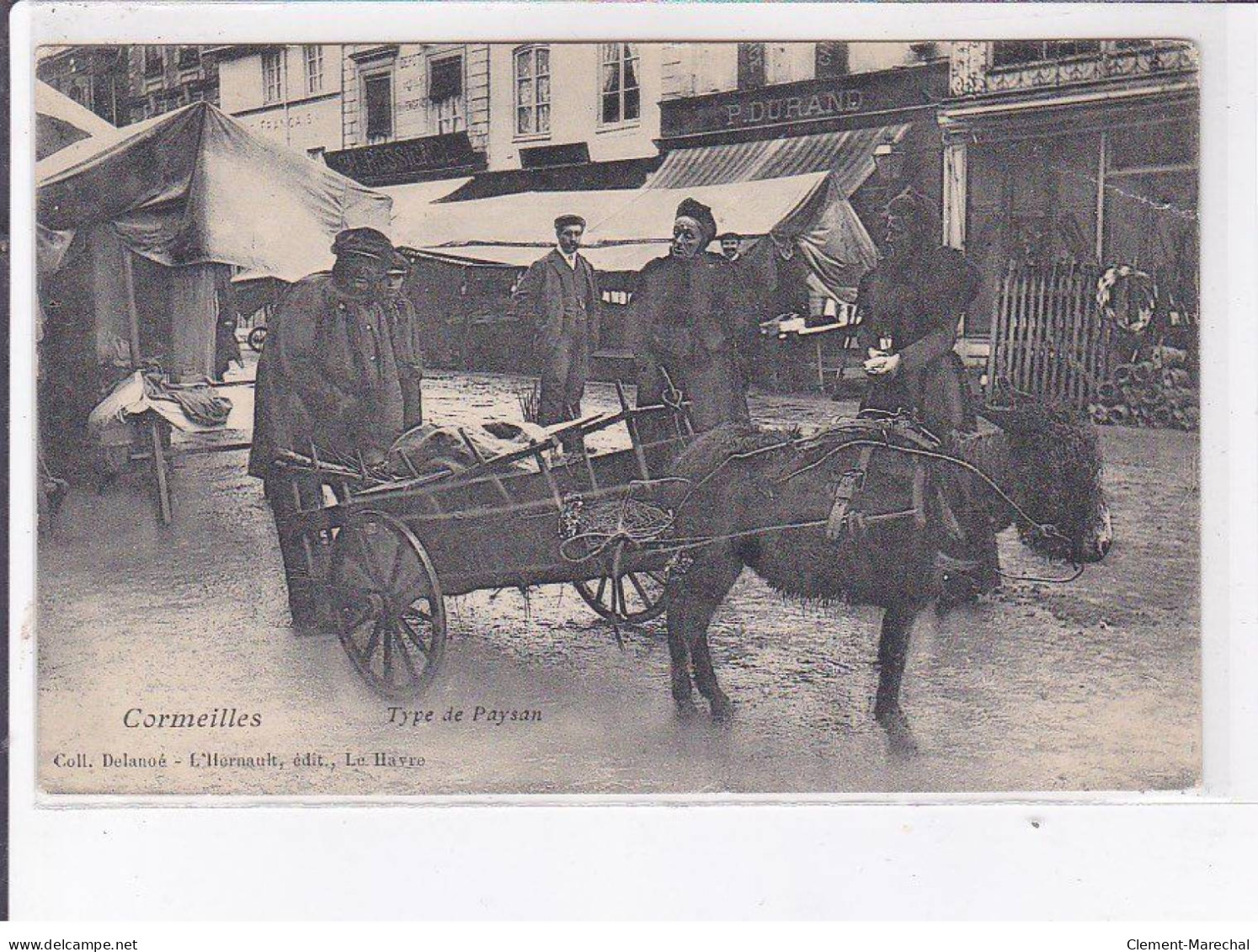 CORMEILLES: Type De Paysan, Voiture à âne - état - Otros & Sin Clasificación