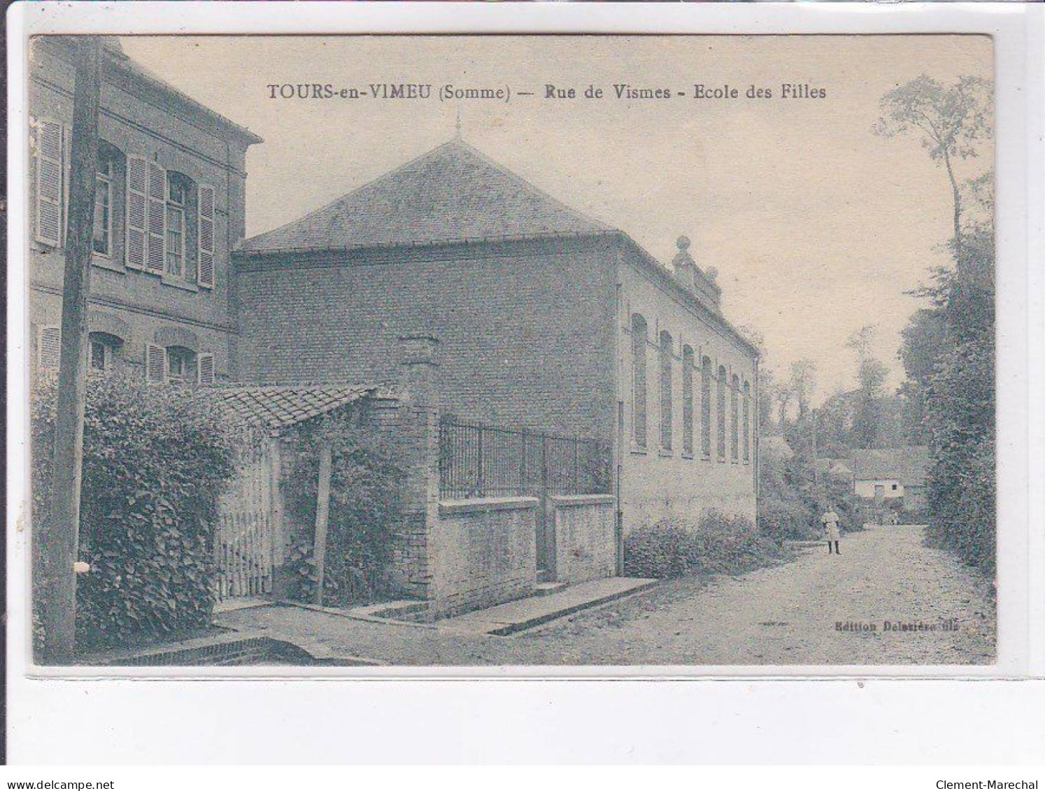 TOURS-en-VIMEUX: Rue De Vismes, école Des Filles - Très Bon état - Autres & Non Classés