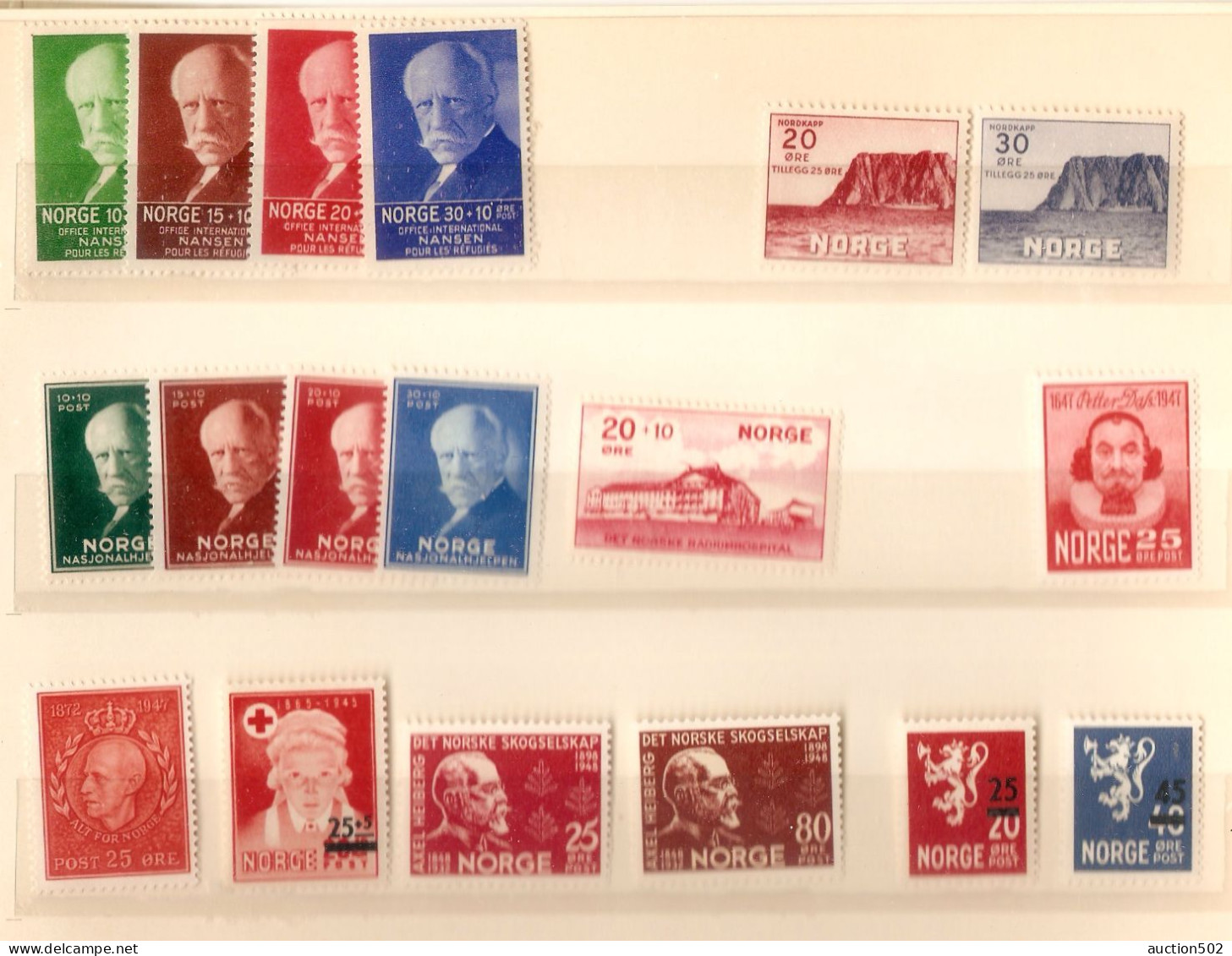 Norway Stamps 1950 ** - Unused Stamps