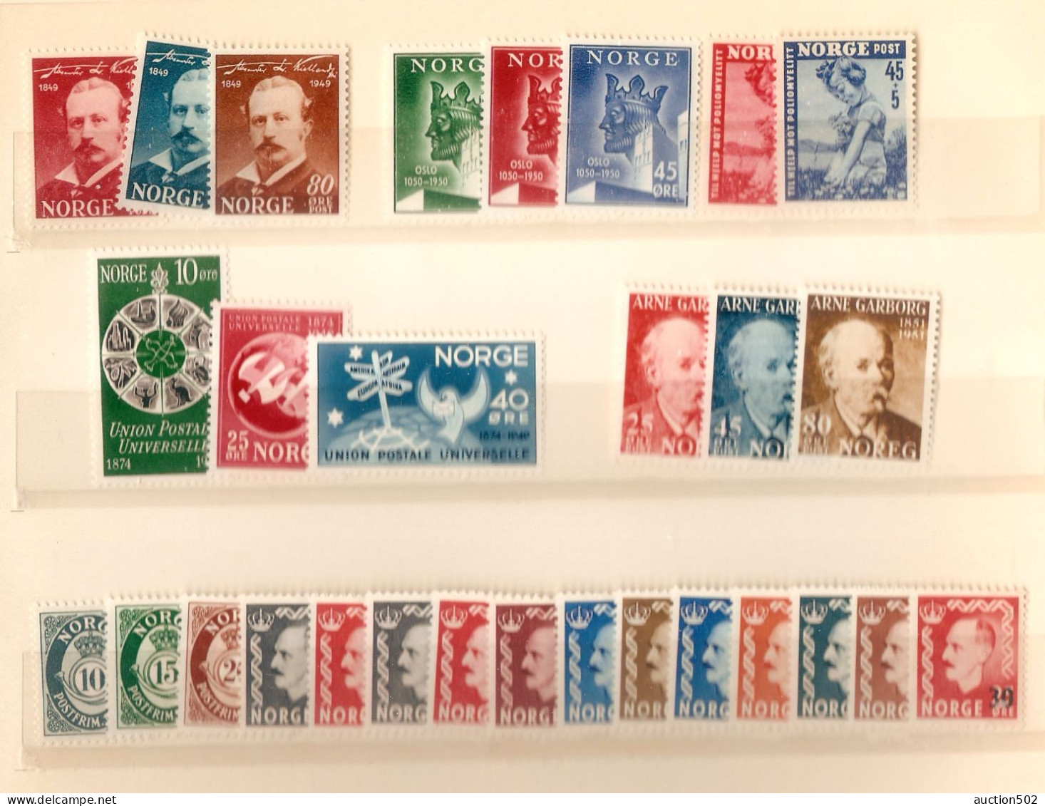 Norway Stamps 1950 ** - Unused Stamps