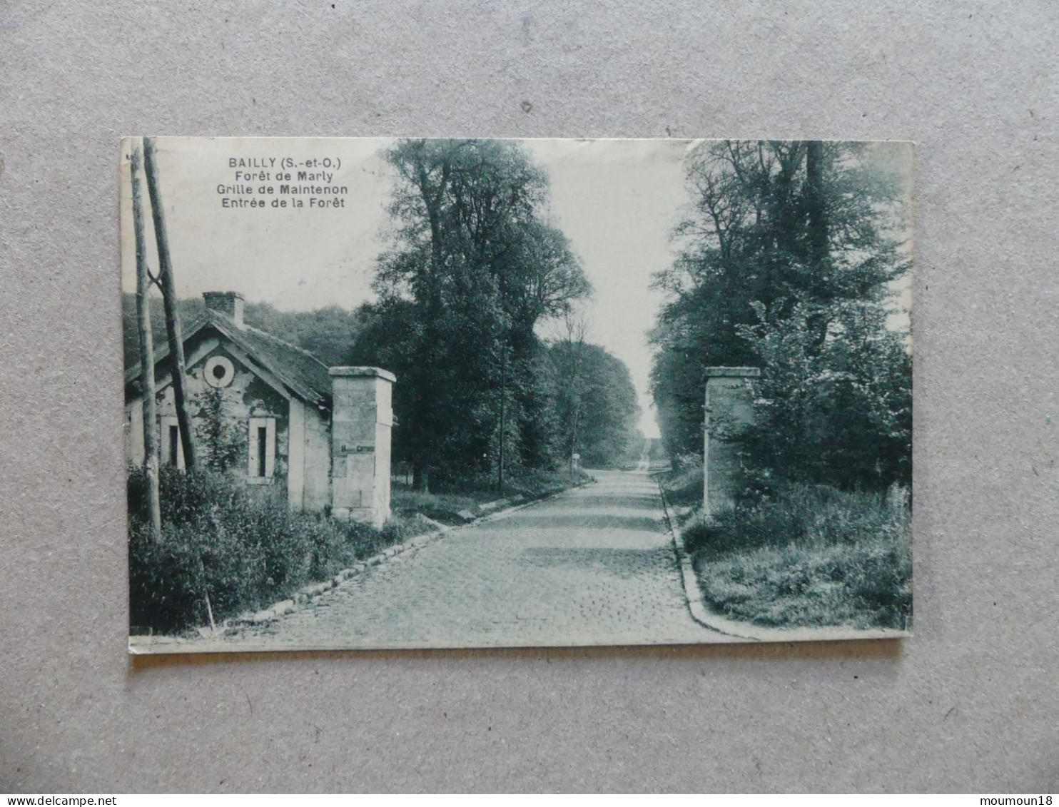 Bailly Forêt De Marly Grille De Maintenon Entrée De La Forêt Union Phototypique Parisienne - Autres & Non Classés