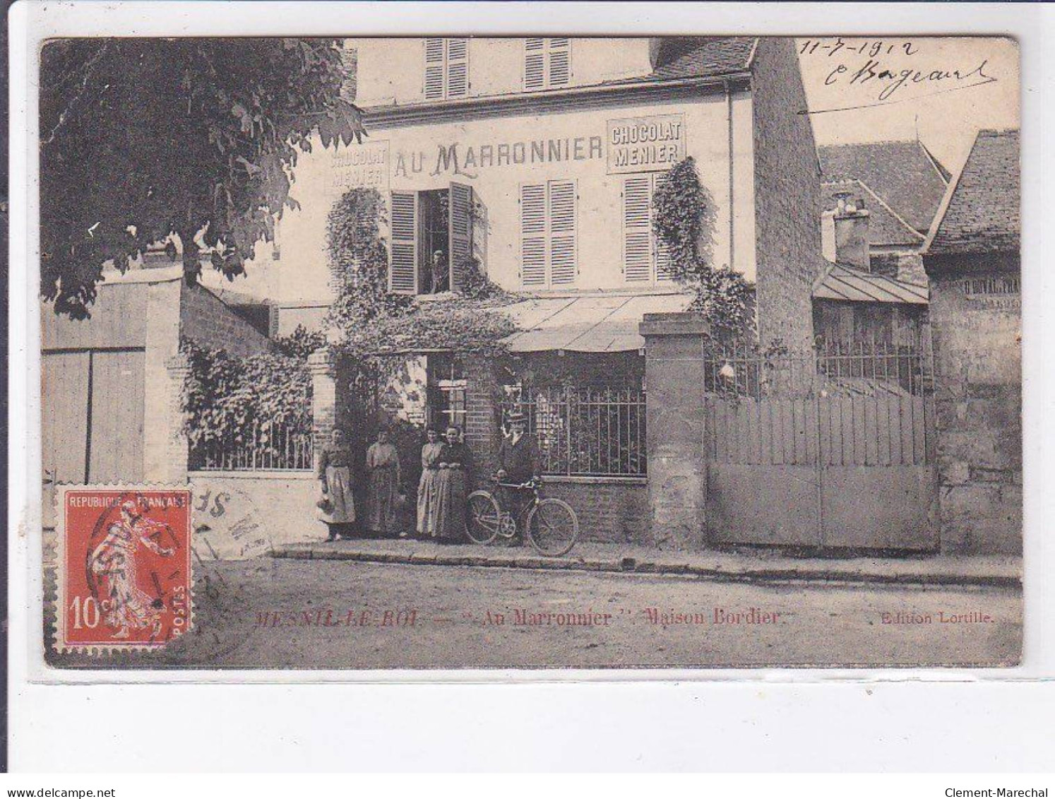 MESNIL-le-ROI: Au Marronnier, Maison Bordier - état - Autres & Non Classés