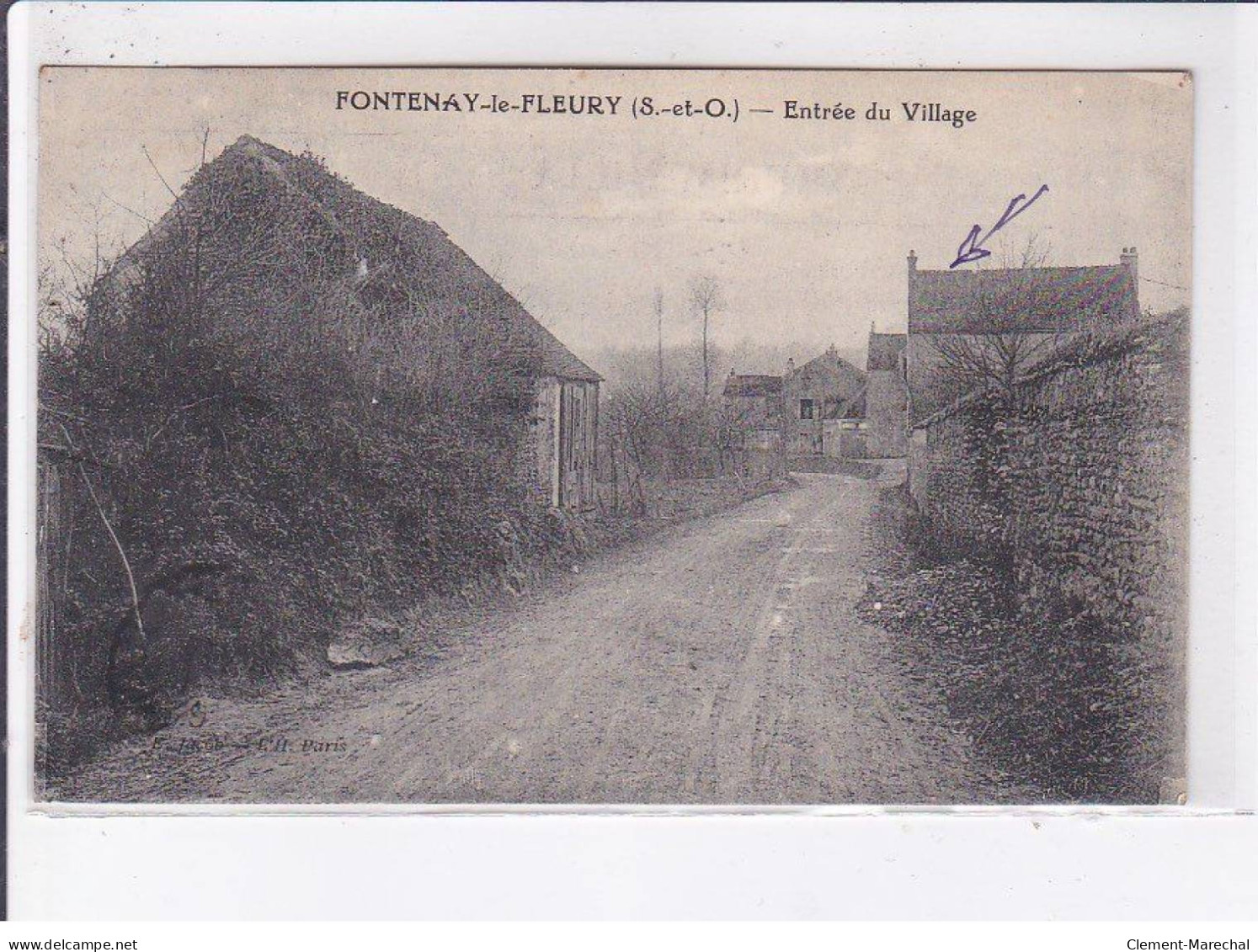 FONTENAY-le-FLEURY: Entrée Du Village - Très Bon état - Altri & Non Classificati