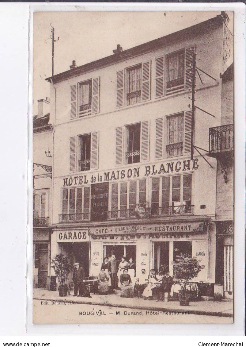 BOUGIVAL: M. Durand, Hôtel-restaurant - Très Bon état - Bougival