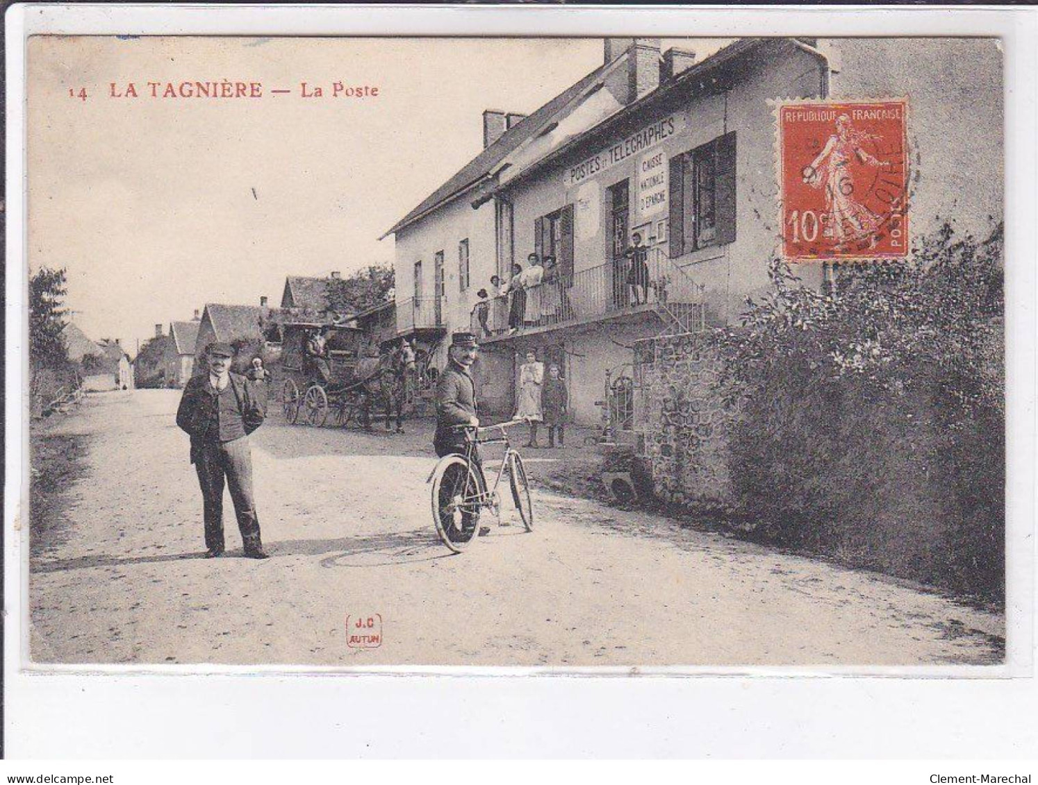 LA TAGNIERE: La Poste - Très Bon état - Andere & Zonder Classificatie