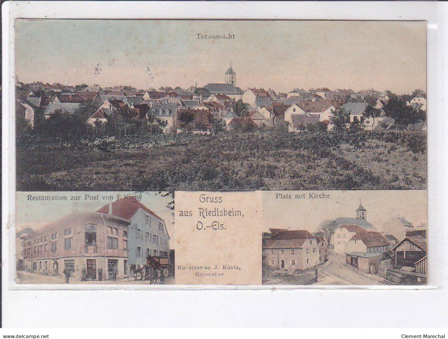 RIEDISHEIM: Vue Générale, 3 Vues - état - Other & Unclassified