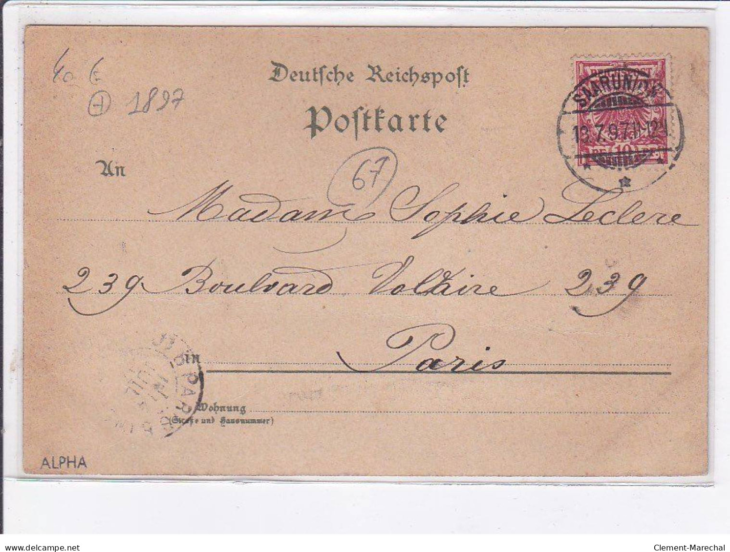 SARRE-UNION: Gruss Aus, 1897 - Très Bon état - Sarre-Union