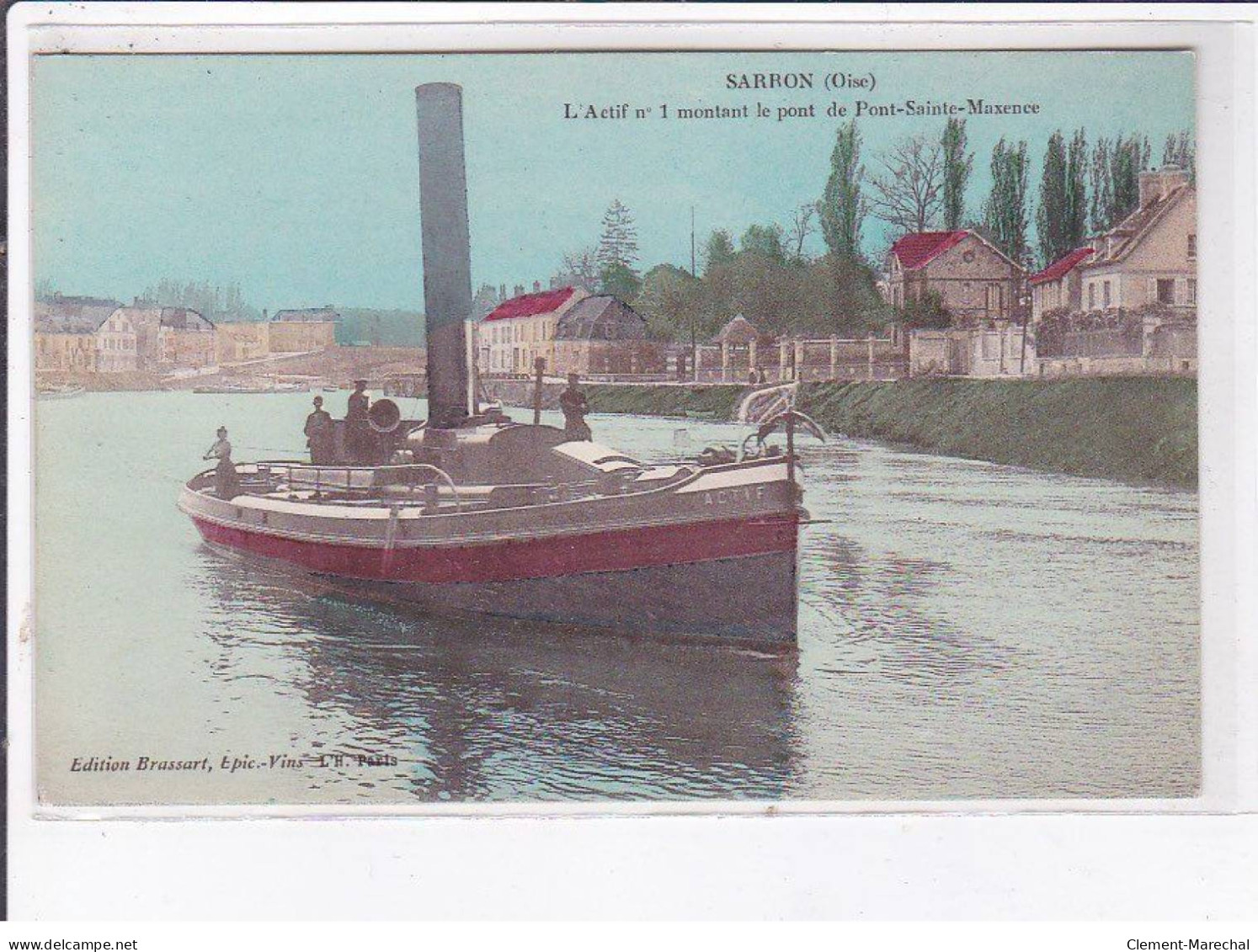 SARRON: L'actif N°1 Montant Le Pont De Pont-sainte-maxence, Canal - Très Bon état - Otros & Sin Clasificación