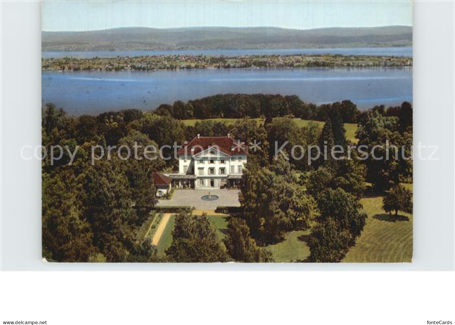 12589133 Mannenbach Untersee Fliegeraufnahme Schloss Eugensberg Mannenbach-Salen - Autres & Non Classés