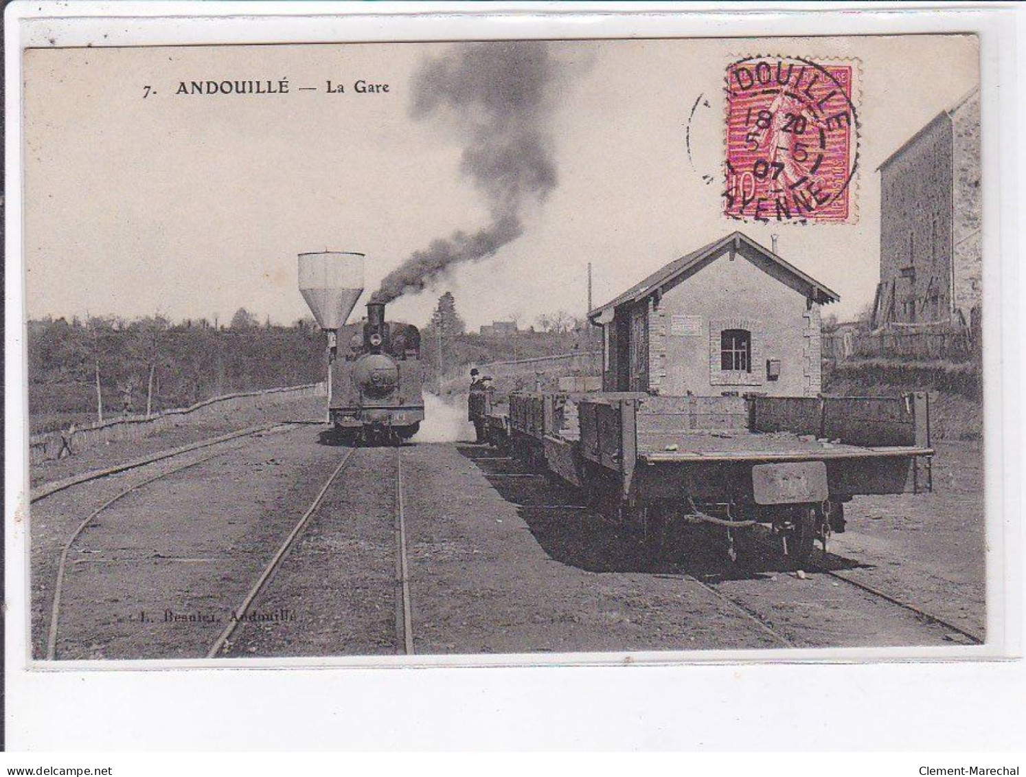 ANDOUILLE: La Gare - Très Bon état - Andere & Zonder Classificatie