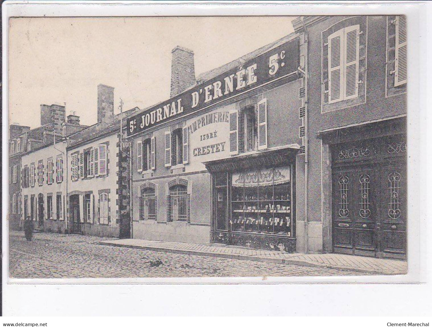 MAYENNE: Journal D'ernée, Imprimerie Isoré Crestey - Très Bon état - Andere & Zonder Classificatie