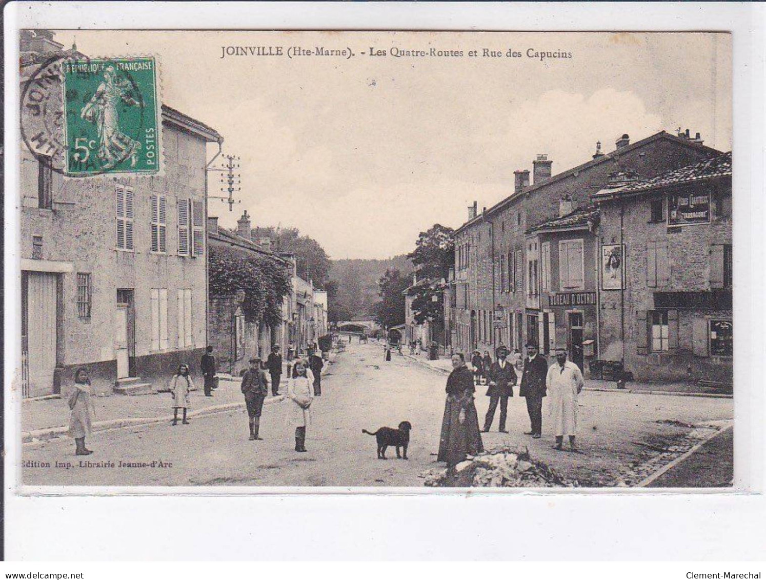 JOINVILLE: Les Quatres-route Et Rue Des Capucins - Très Bon état - Joinville