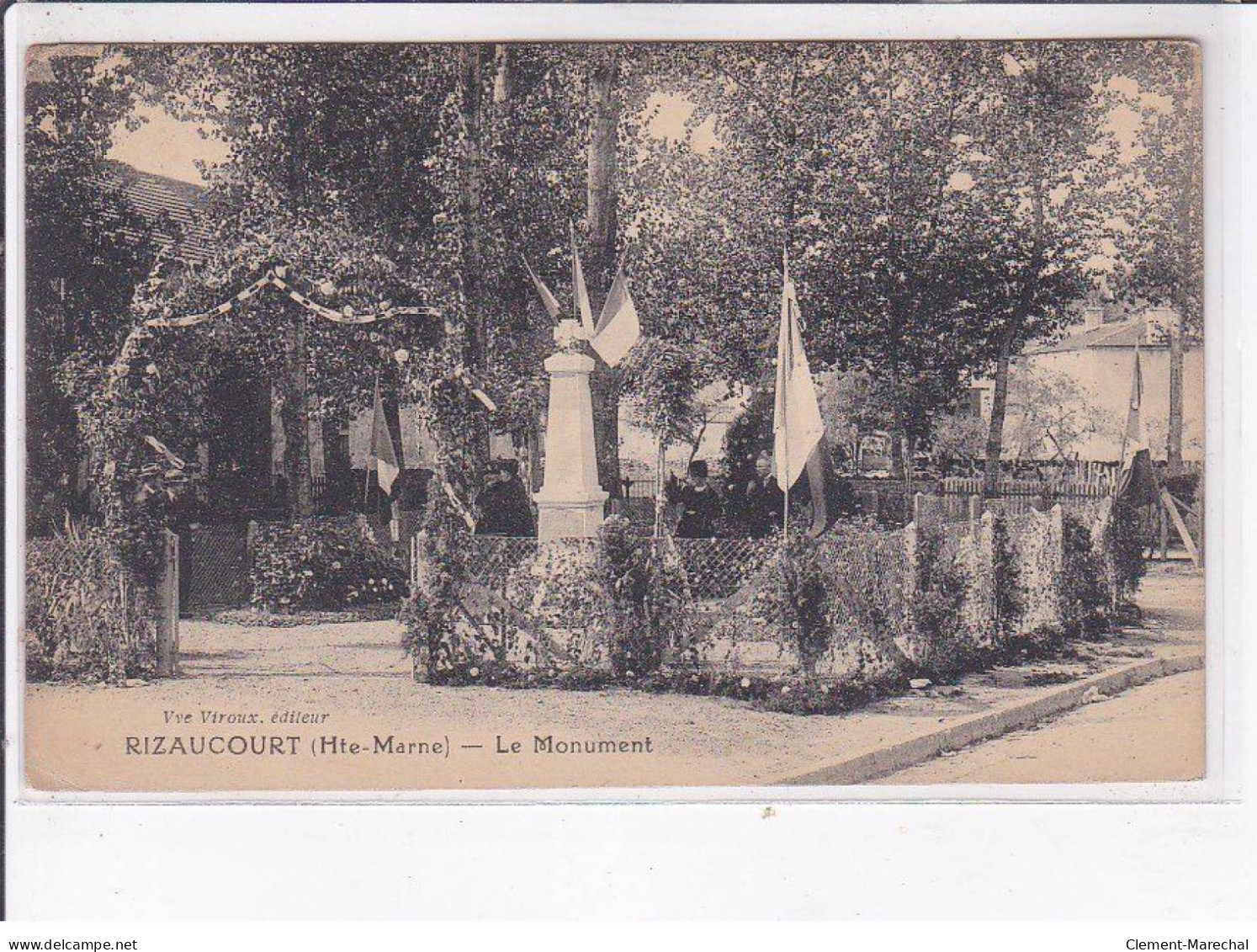RIZAUCOURT: Le Monument - Très Bon état - Otros & Sin Clasificación