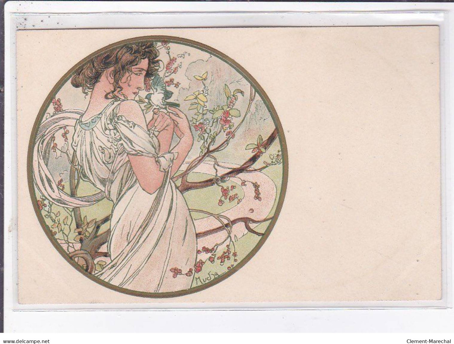 MUCHA Alphonse : Carte Postale Du Mois De Mai (variante Sans Le Mois !) - Très Bon état - Mucha, Alphonse