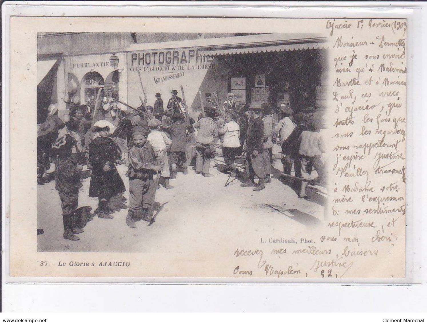 AJACCIO: Le Gloria, Atelier Du Photographe - Très Bon état - Ajaccio