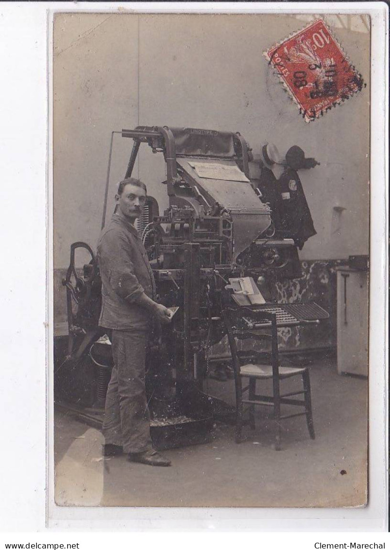 MOULINS: Imprimerie, Machine Linotype - Très Bon état - Moulins