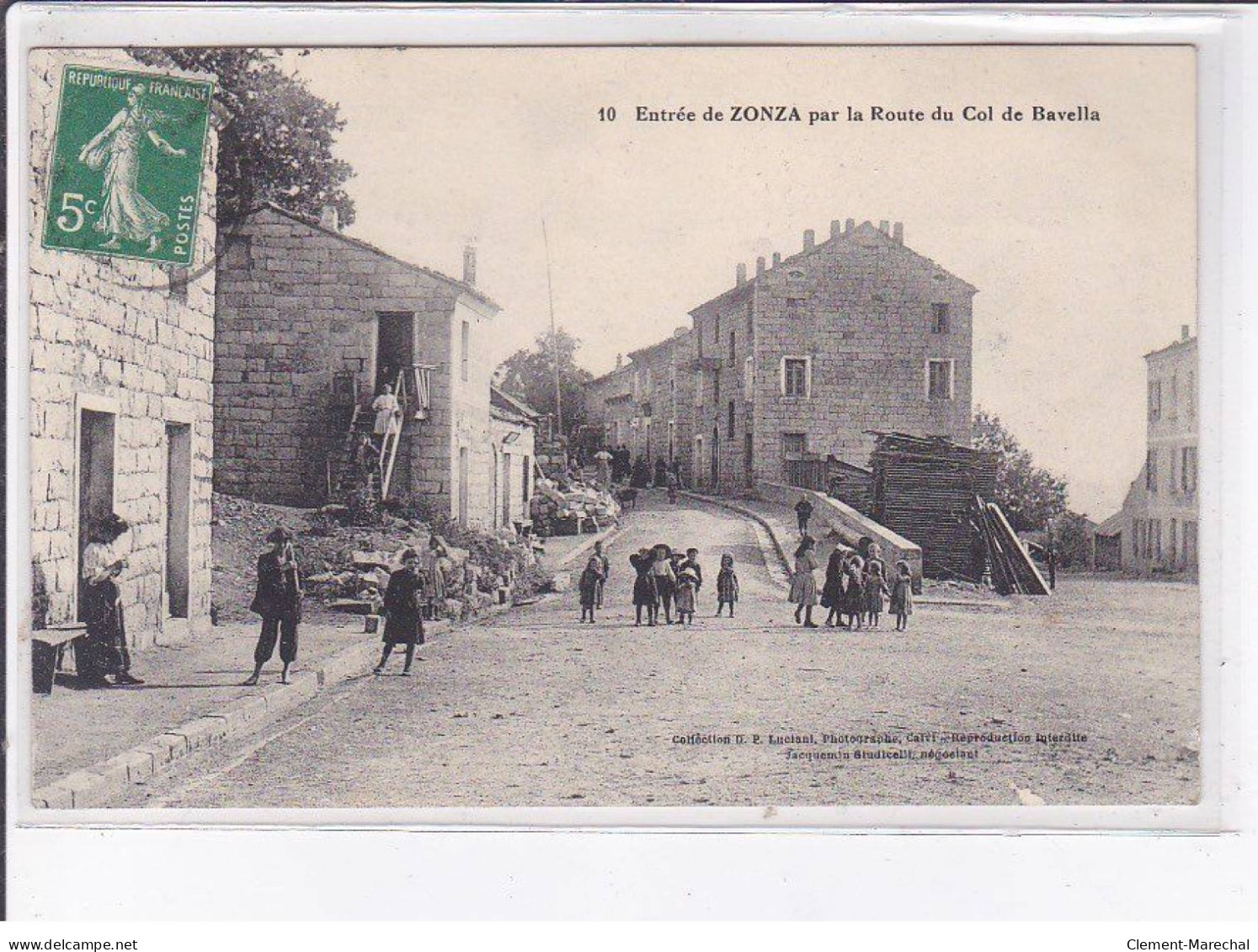 ZONZA: Entrée Par La Route Du Col De Bavella - état - Altri & Non Classificati