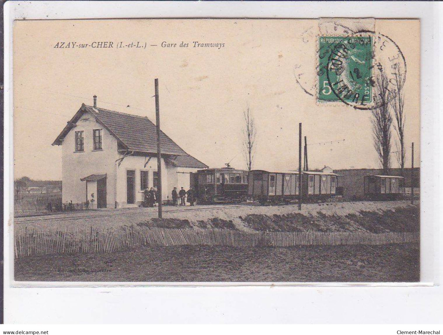 AZAY-sur-CHER: Gare Des Tramways - Très Bon état - Sonstige & Ohne Zuordnung