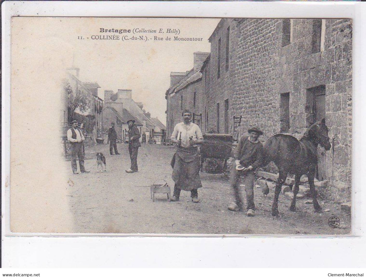 COLLINEE: Rue De Moncontour, Maréchal-ferrant - Très Bon état - Altri & Non Classificati