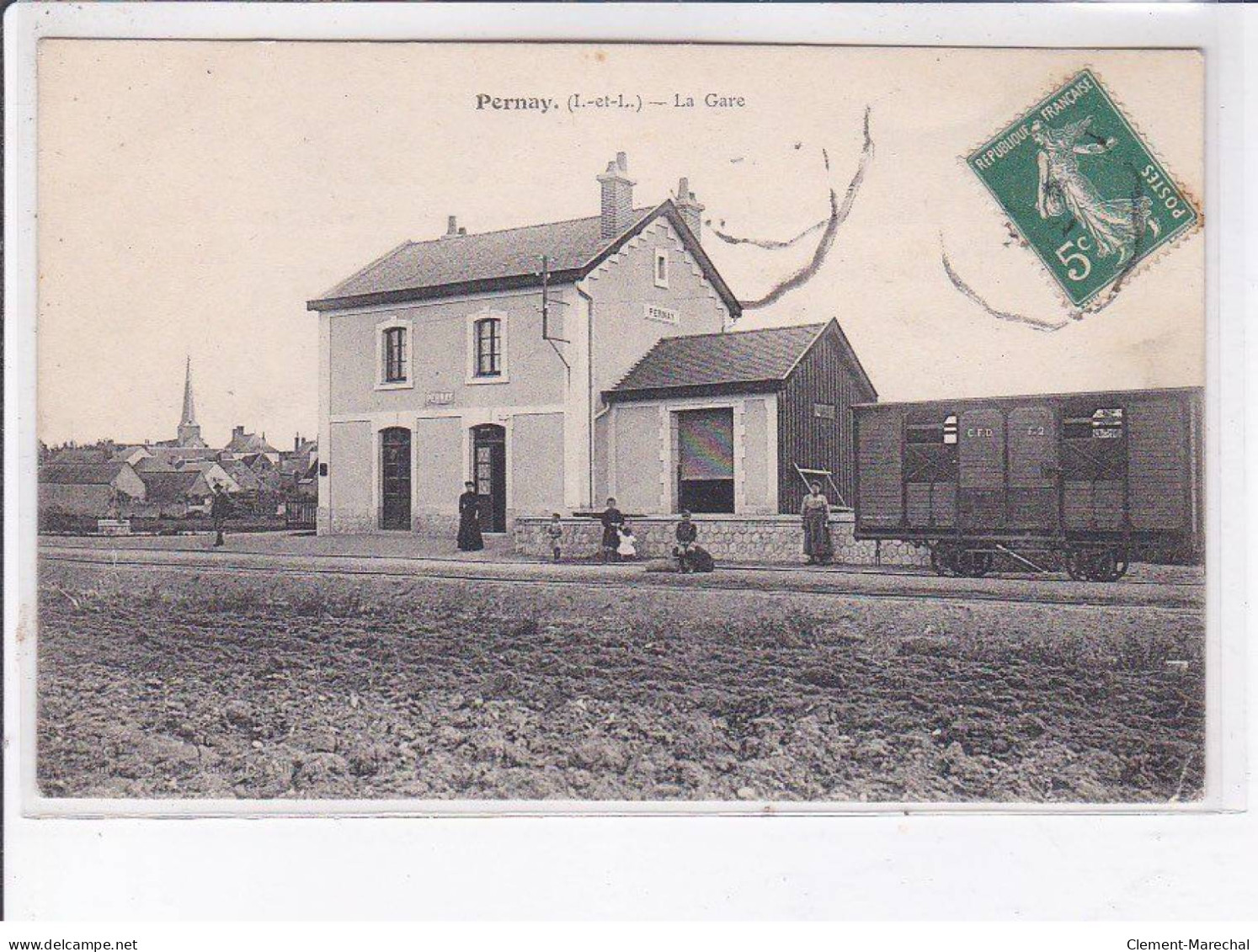 PERNAY: La Gare - Très Bon état - Altri & Non Classificati