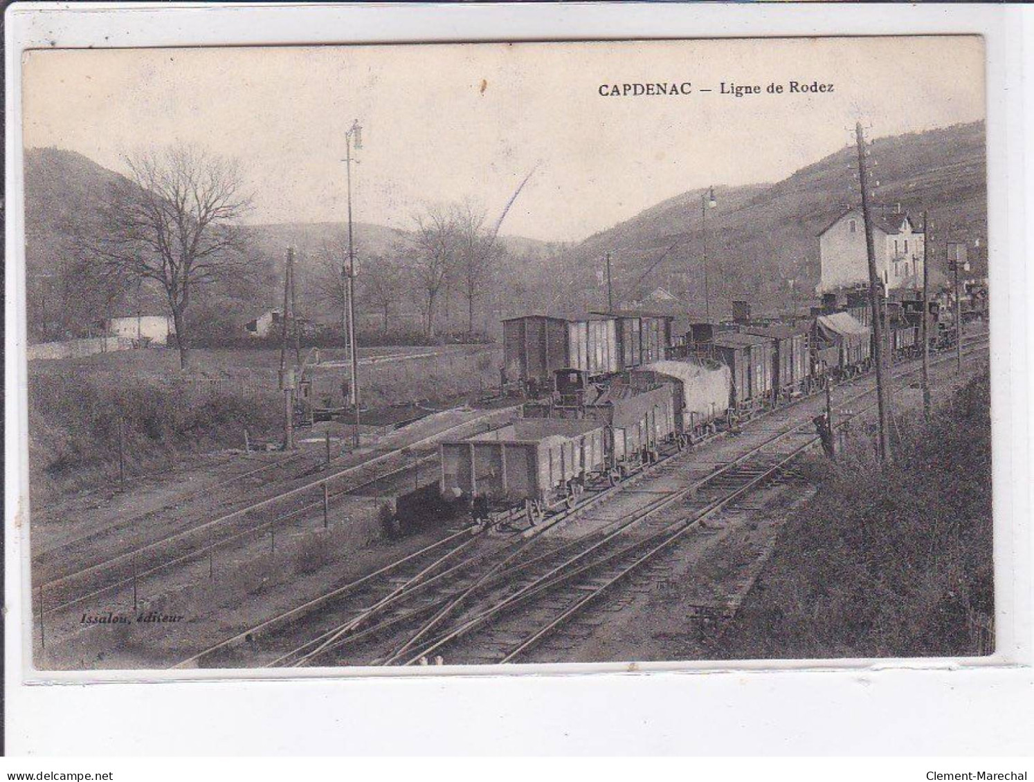 CAPDENAC: Ligne Du Rodez, Gare - Très Bon état - Andere & Zonder Classificatie