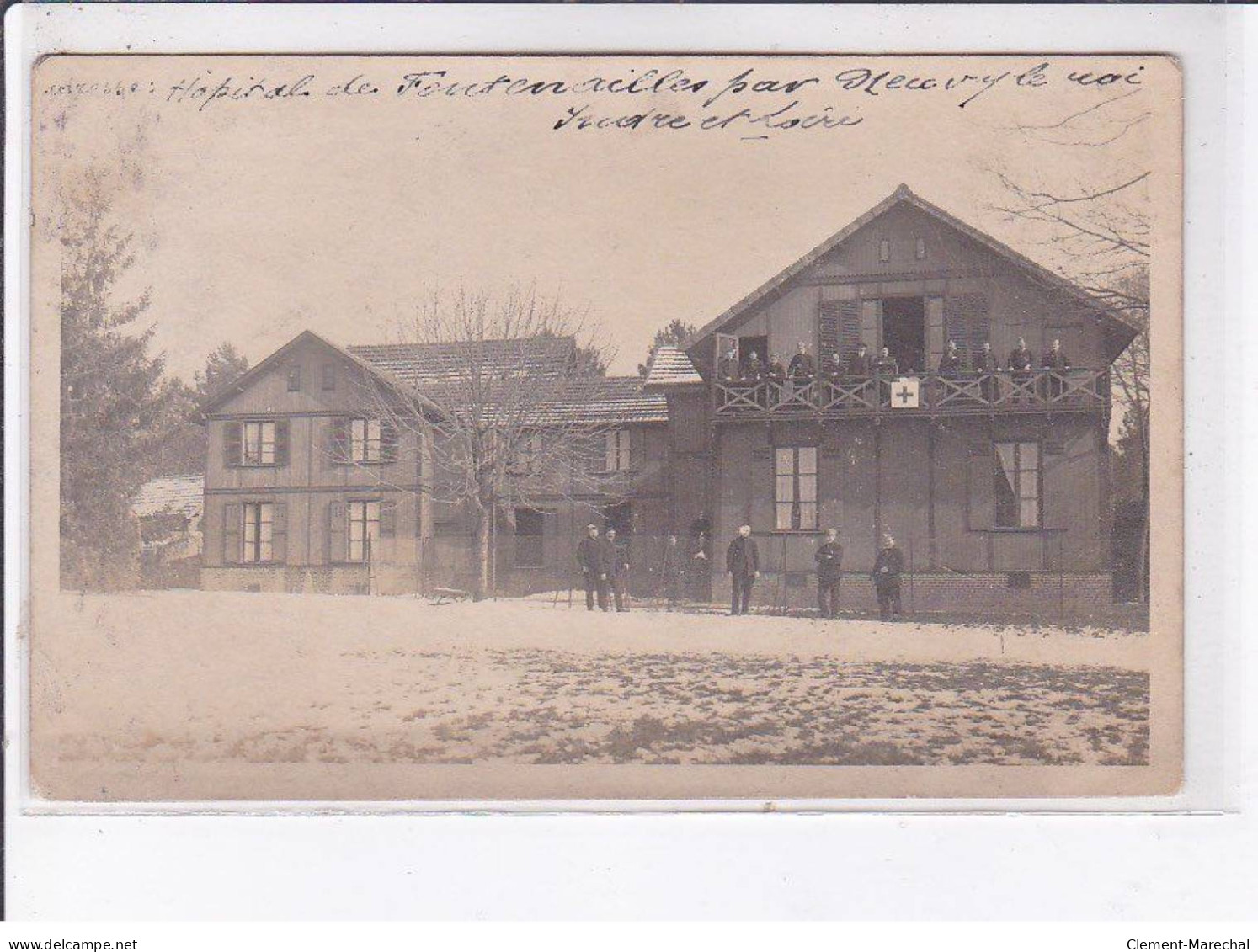 NEUVY-le-ROI: Hôpital De Fontenaille, Militaire - Très Bon état - Neuvy-le-Roi