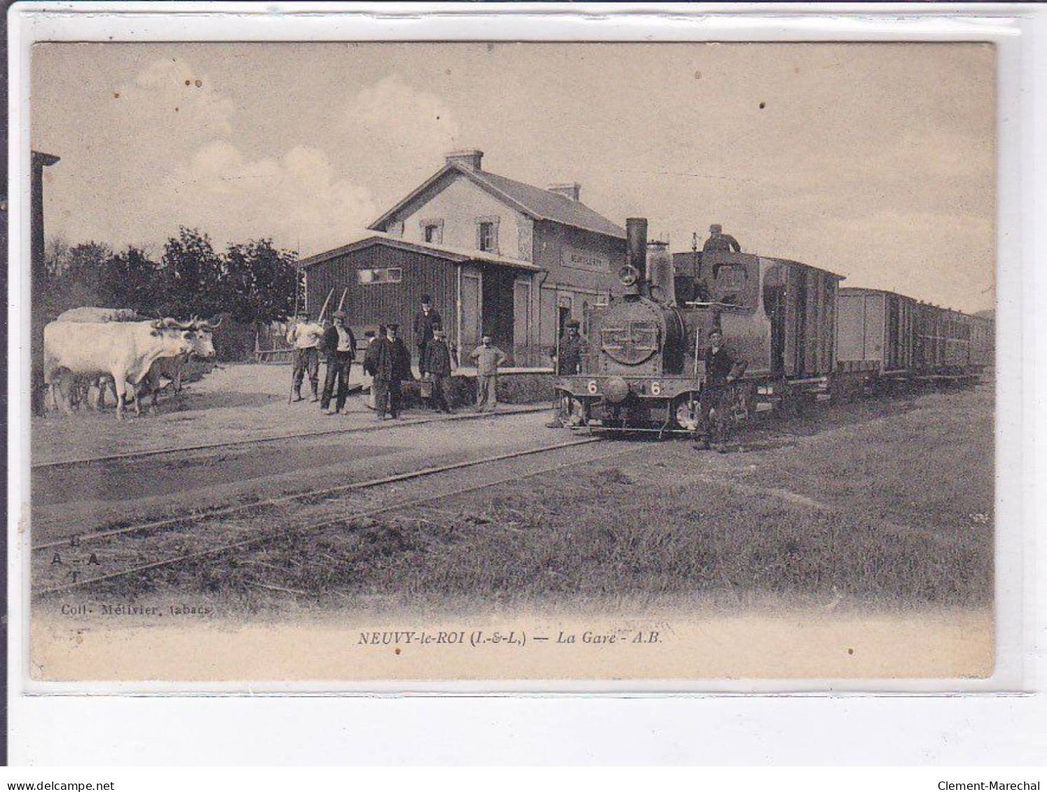 NEUVY-le-ROI: La Gare - Très Bon état - Andere & Zonder Classificatie