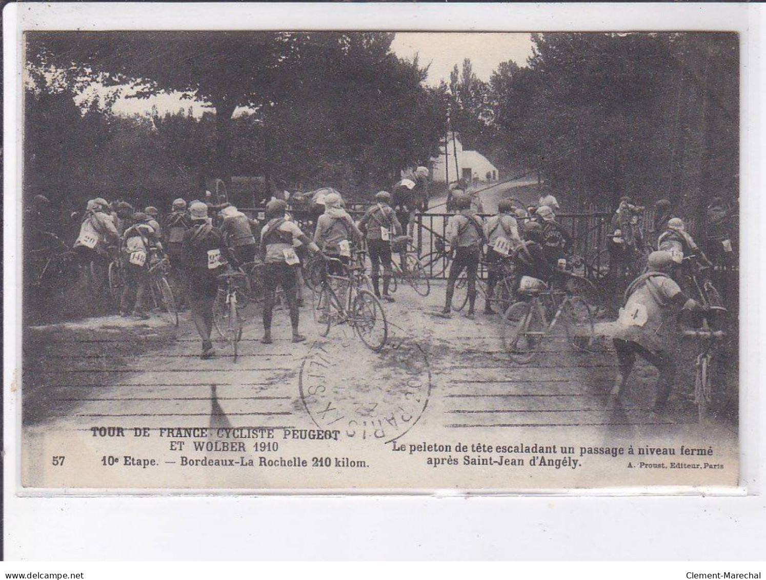 LA ROCHELLE: Tour De France Cycliste Peugeot Et Wolber 1910 - Très Bon état - La Rochelle